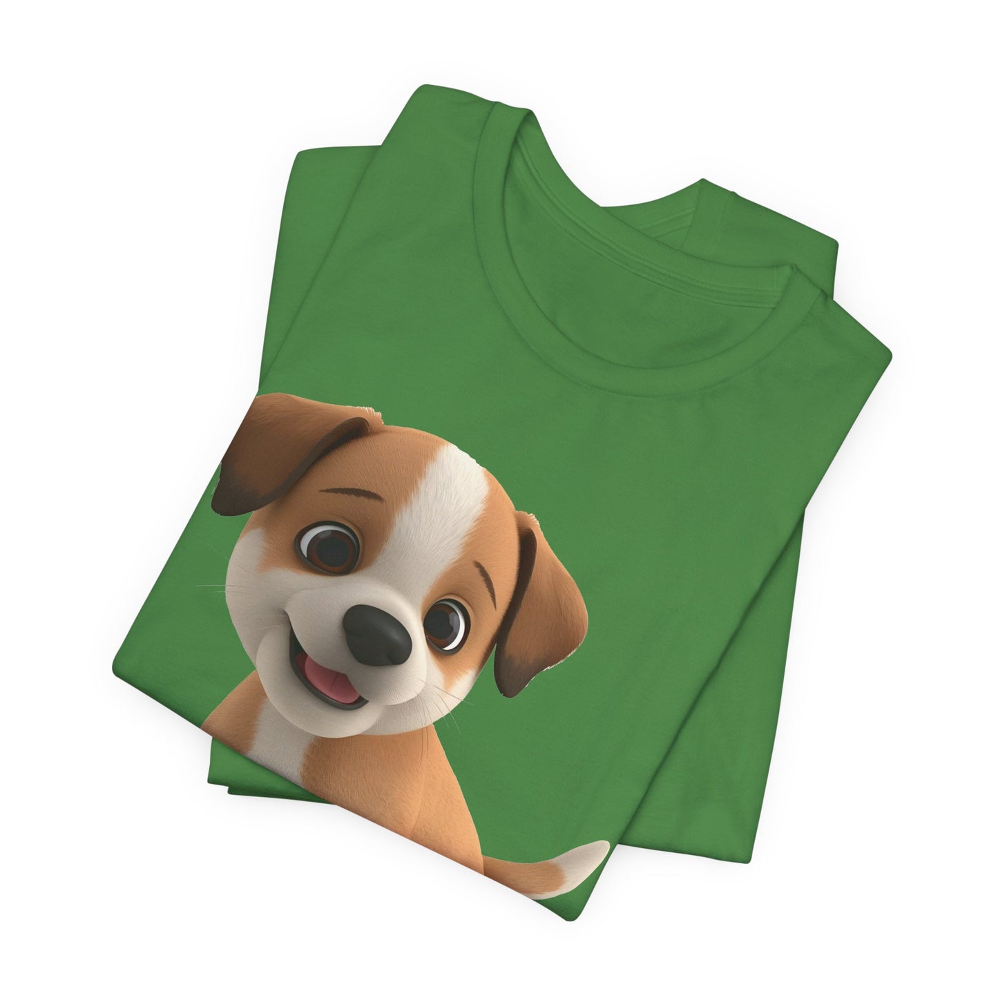 Cute Dog 3D Graphic Tee, Fun Animal Shirt, Dog Lover Gift, Playful Fashion Statement