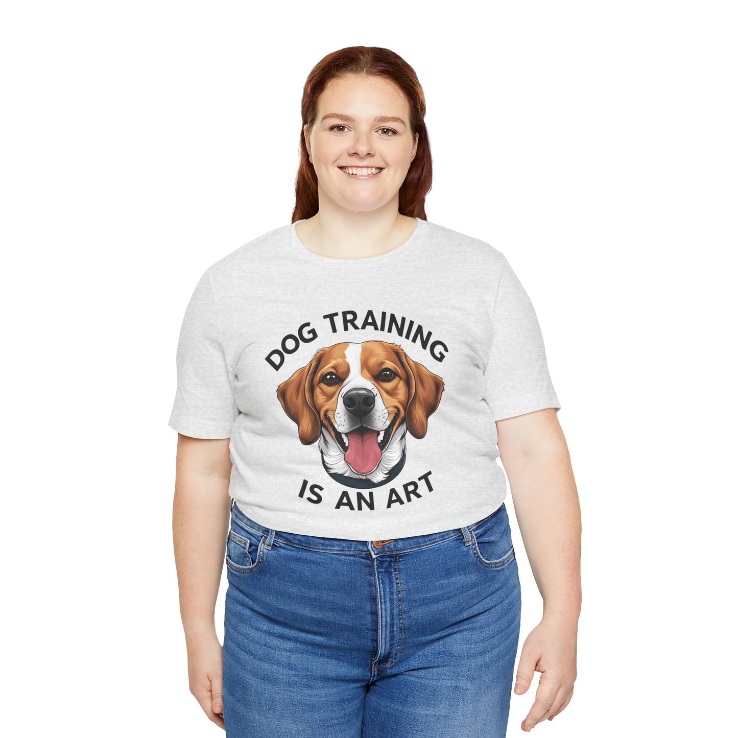 Dog Training is An Art Tee - Unisex Jersey Short Sleeve, Gift for Dog Lovers, Training T-Shirt, Dog Owner Apparel, Cute Canine Shirt