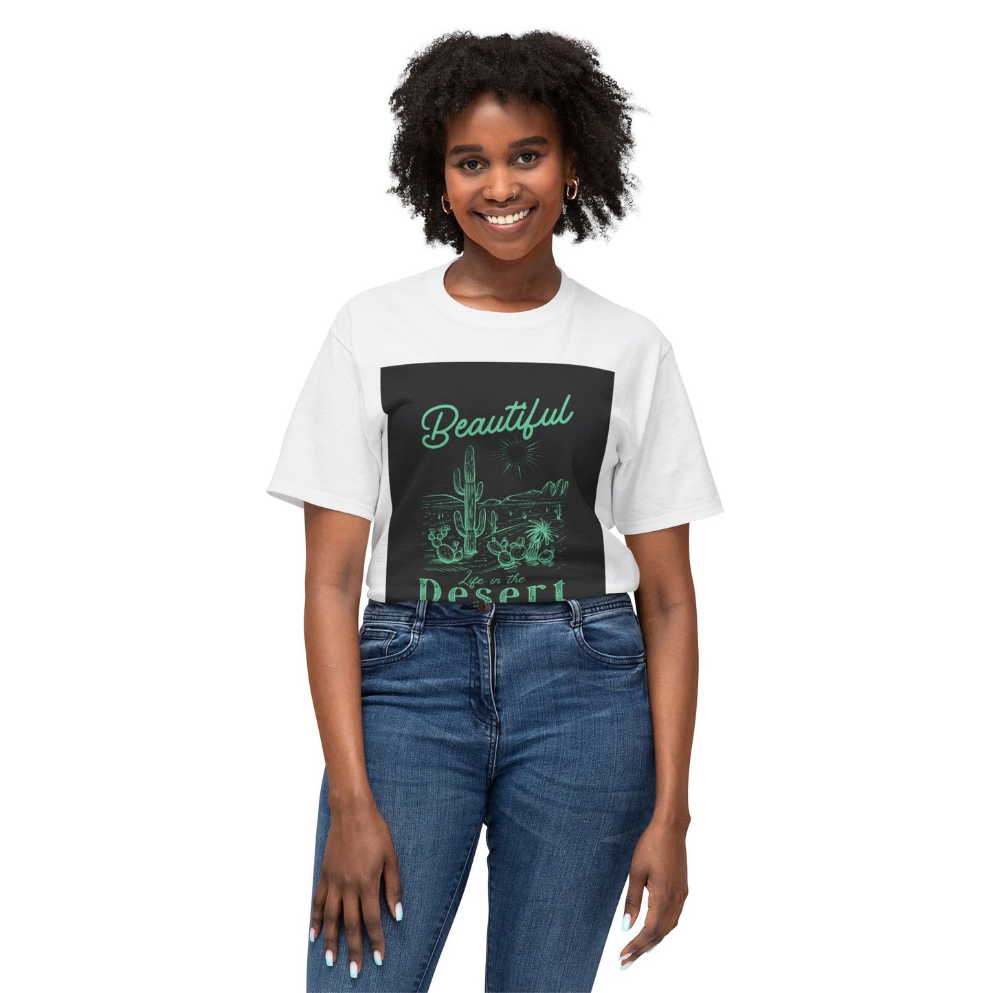 Beautiful Desert Unisex T-Shirt, Nature Lover Tee, Summer Vacation Apparel, Gift for Him/Her, Retro Graphic Shirt