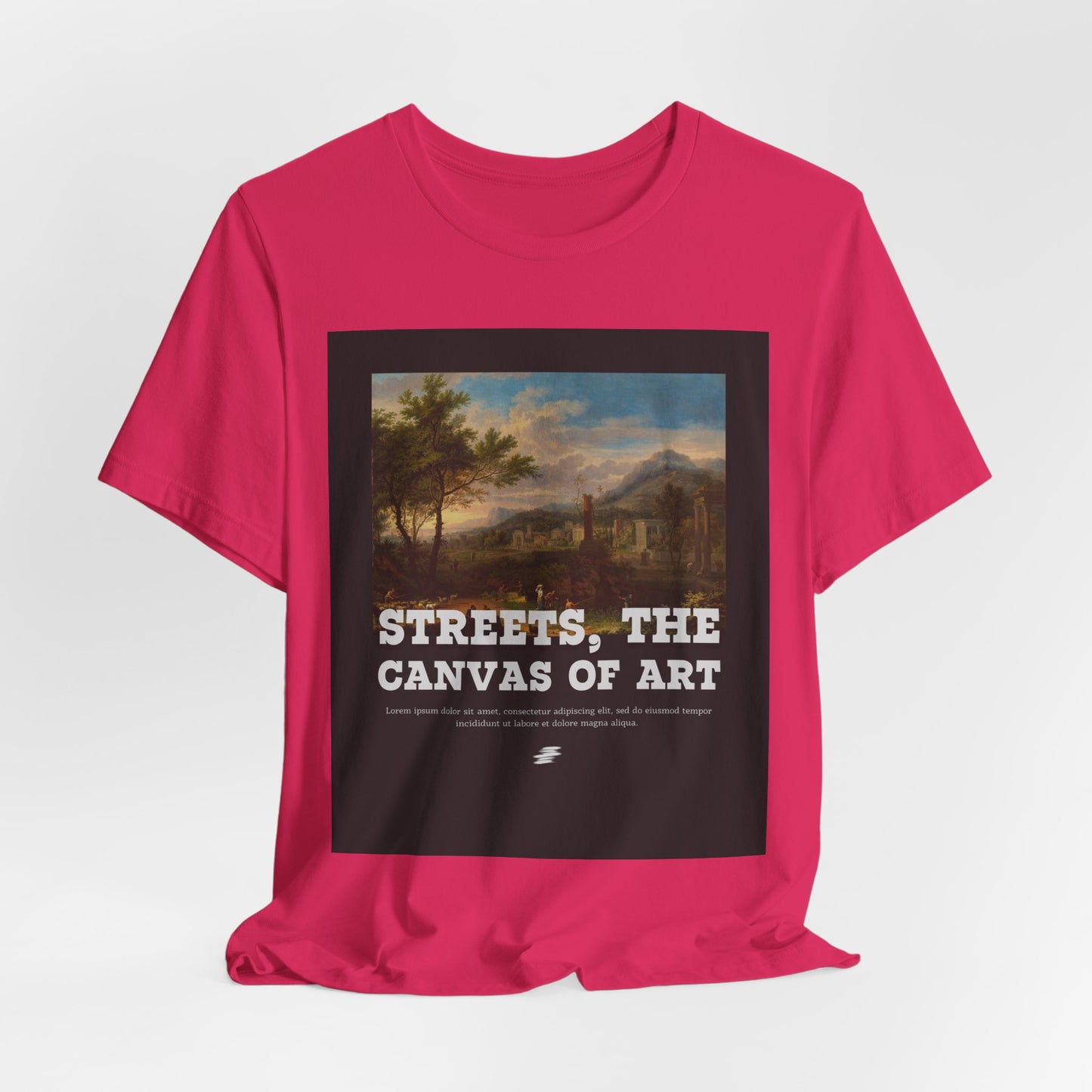 Artistic Graphic Tee - Streets, the Canvas of Art | Unisex Short Sleeve Shirt, Gift for Artists, Art Lovers, Casual Wear, Unique Gifts