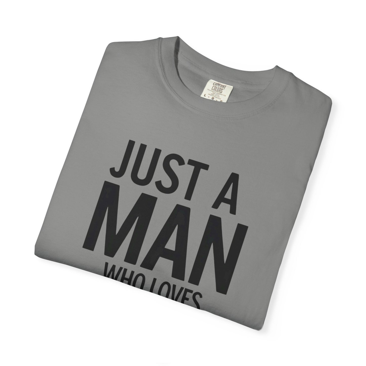 Dog Training Enthusiast T-Shirt - Just a Man Who Loves Dog Training, Pet Lover Gift, Casual Comfort Wear, Dog Owner Apparel, Gift for Dog Lovers