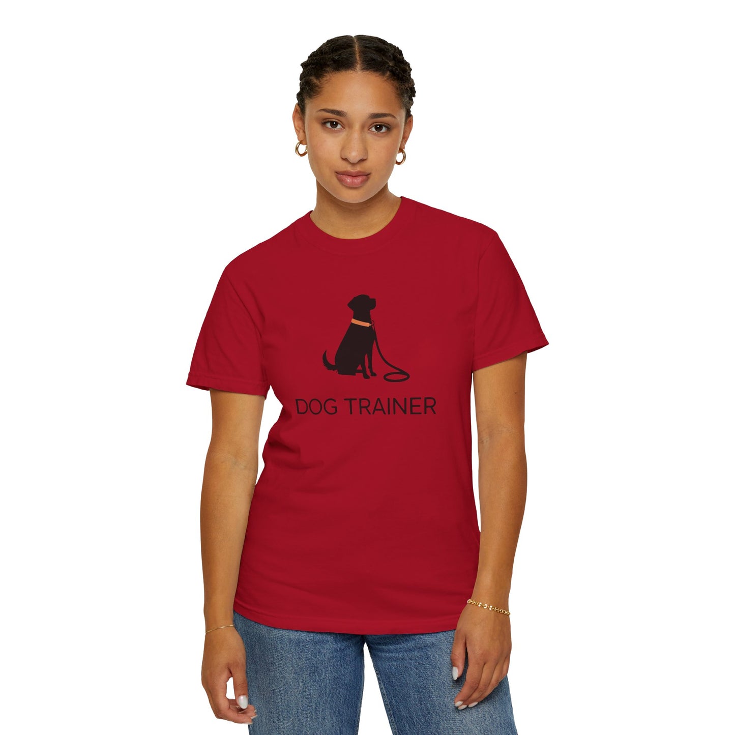Dog Trainer T-Shirt, Black Dog, Pet Lover Gift, Animal Care Apparel, Gift for Dog Trainers