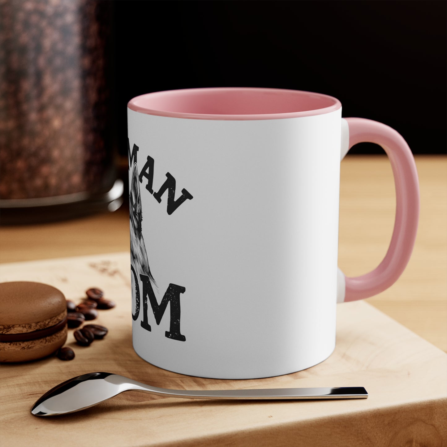 German Shepherd Mom Accent Mug - Perfect Gift for Dog Lovers, Pet Owner Mug, Animal Lover Coffee Cup, Unique Birthday Present, Dog Mom
