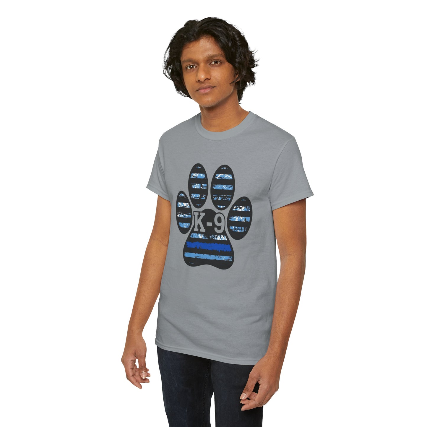 K-9 Paw Print Tee – Unisex Cotton Tee for Dog Lovers, Pet Owners, Animal Rescue Supporters
