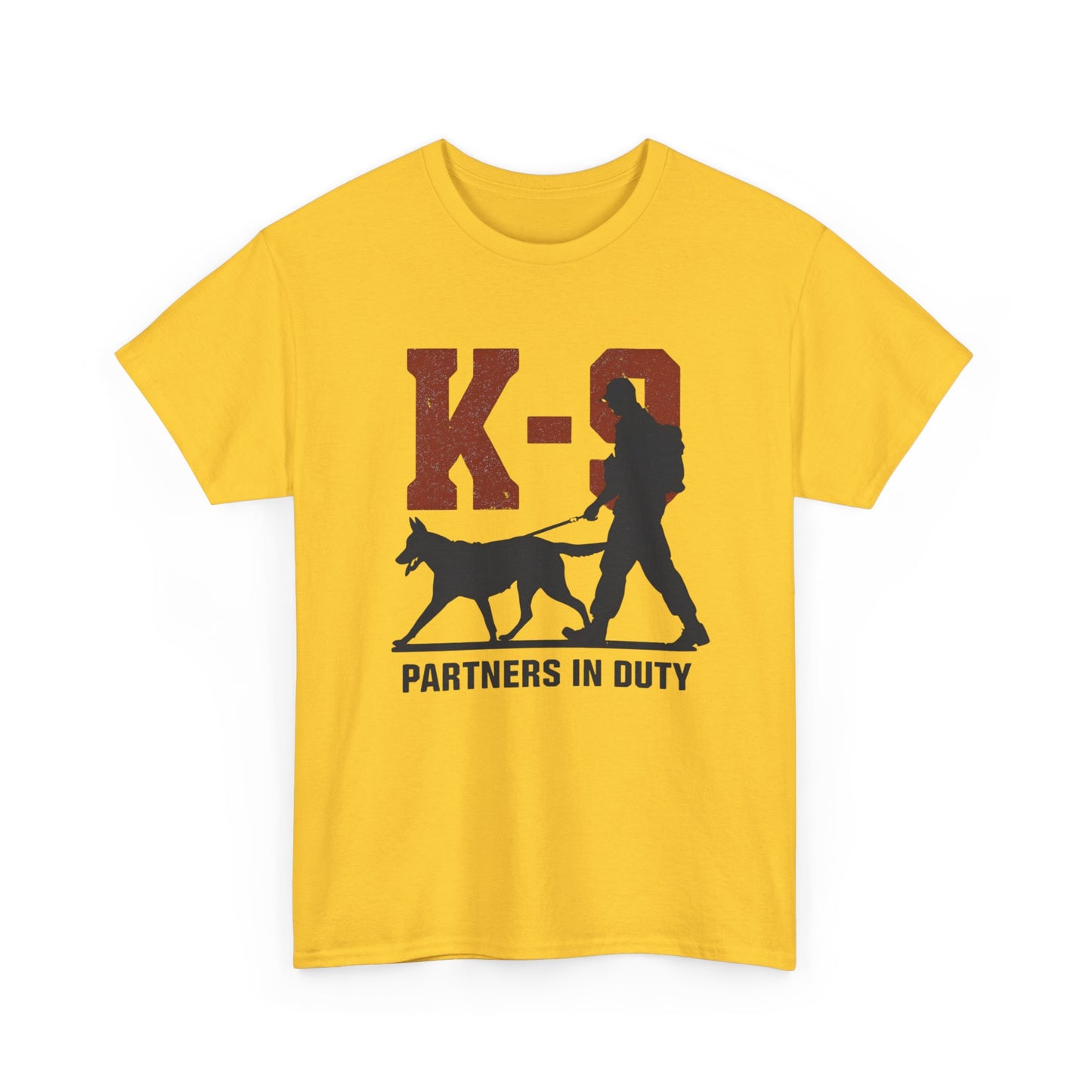 K-9 Partners in Duty Tee, Dog Handler T-Shirt, Dog Lover Tee, Police Dog Apparel, Dog Owner T-Shirt