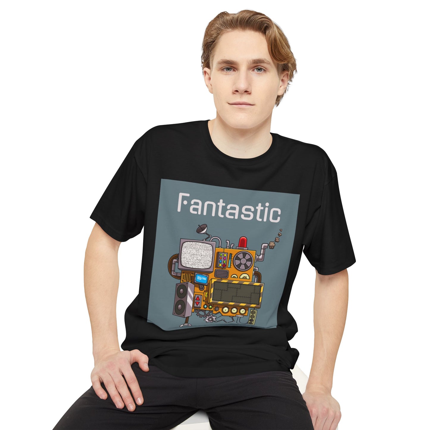 Fantastic Vibe Unisex Long Body Urban Tee, Streetwear, Graphic Tee, Gift for Music Lovers, Casual Wear, Unique Fashion Statement