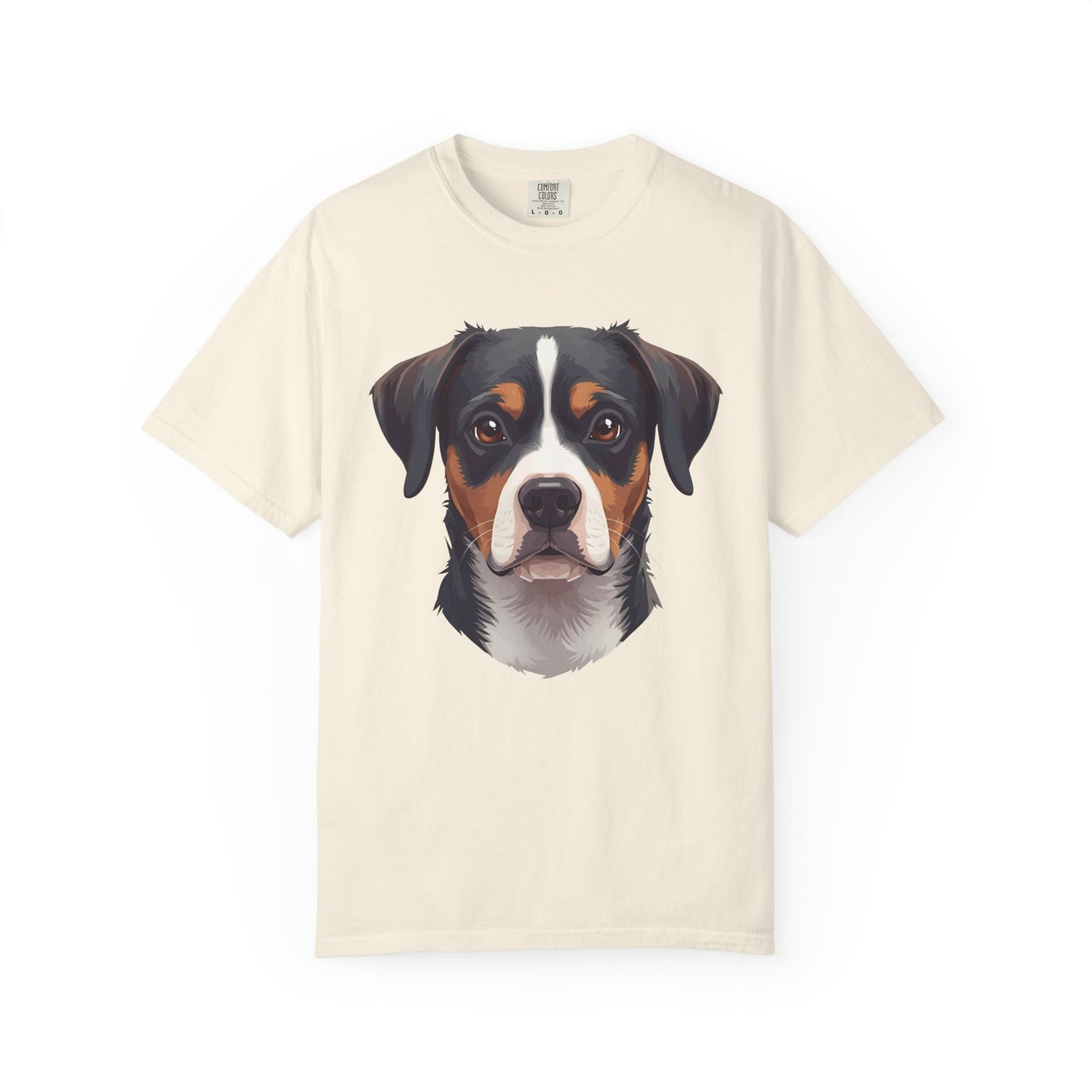 Unisex Tricolor Dog's 3D Design T-Shirt, Gift for Dog Owners, Animal Lover Apparel