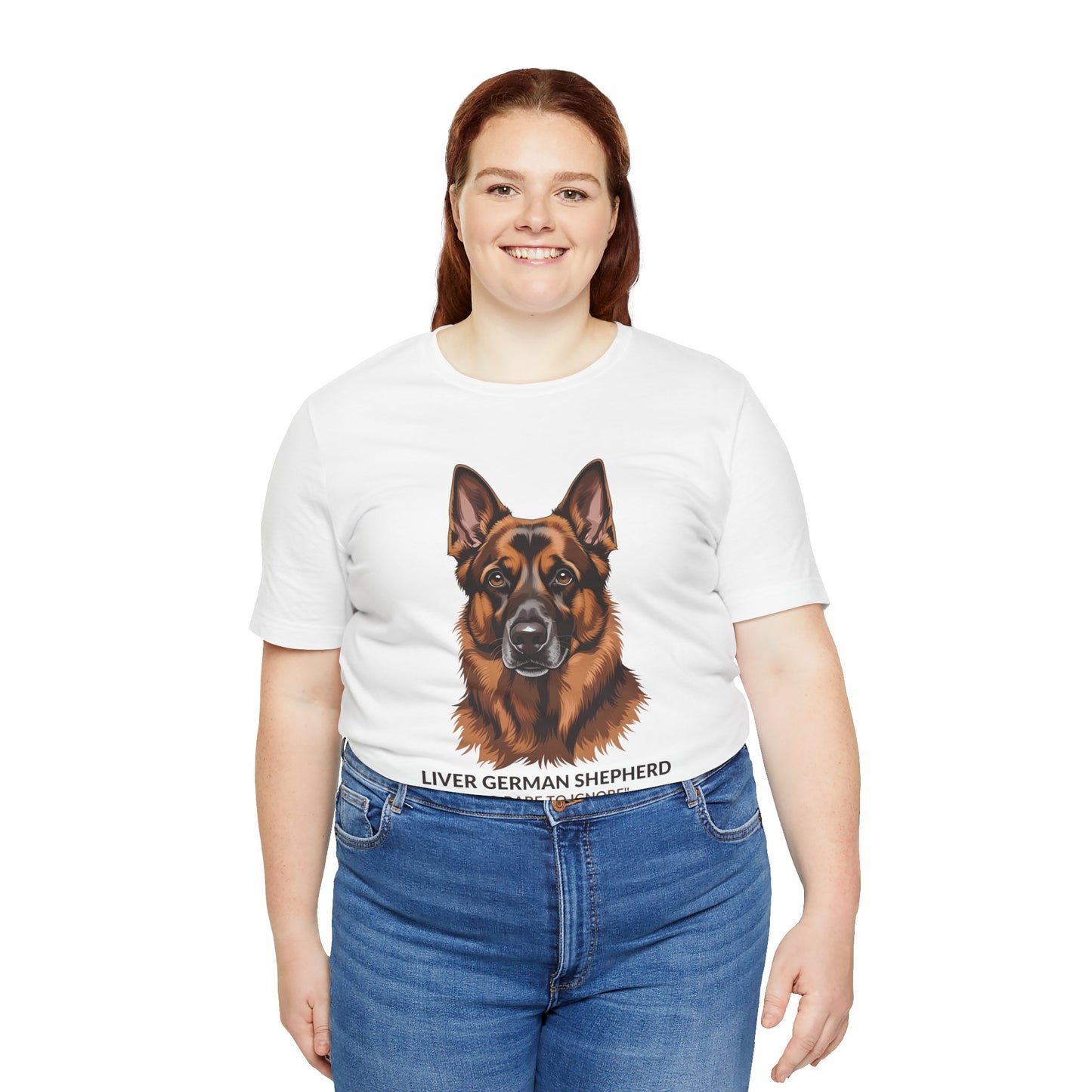 Liver German Shepherd Dog Lover Tee - To Rare To Ignore | Perfect Gift for Pet Owners, Animal Lover Merchandise, Casual Wear, Unique Dog Shirt