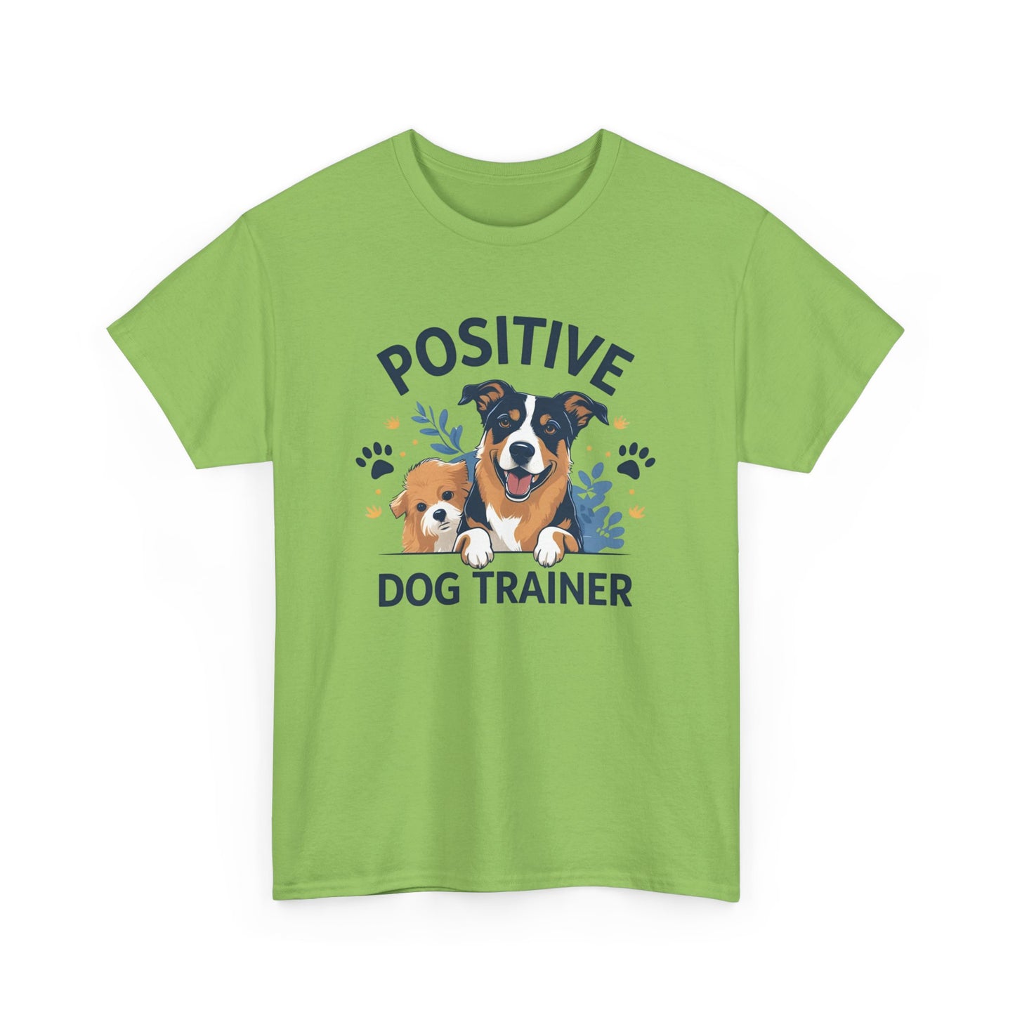 Positive Dog Trainer Tee, Dog Lover Gift, Unisex Cotton T-Shirt, Pet Training Apparel, Animal Care, Casual Dog Shirt