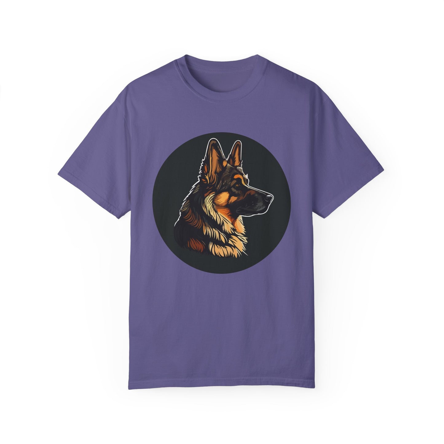 Unisex T-Shirt With Close Up Graphic of German Shepherd | Casual Pet Apparel