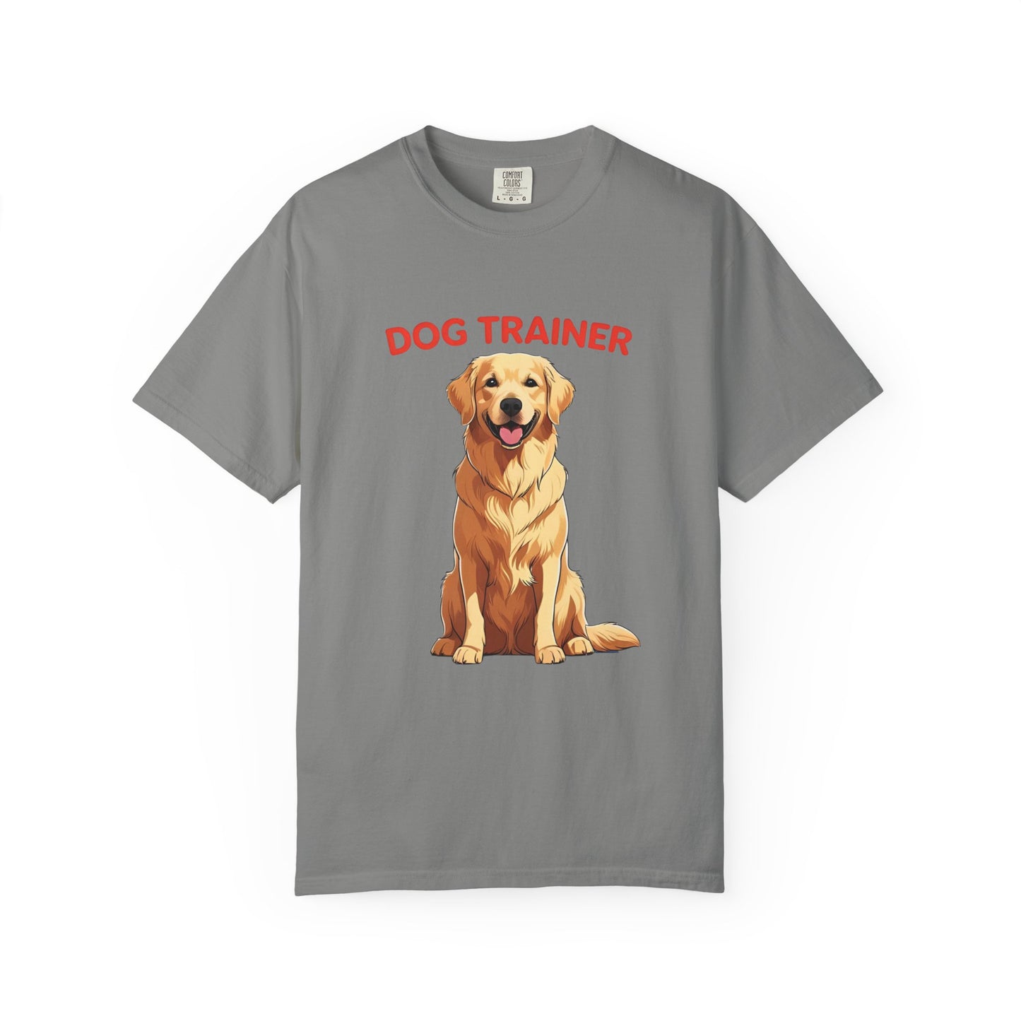 Dog Trainer Unisex Garment-Dyed T-Shirt | Perfect Gift for Dog Lovers, Pet Owners, Trainers, Birthdays, and Everyday Use
