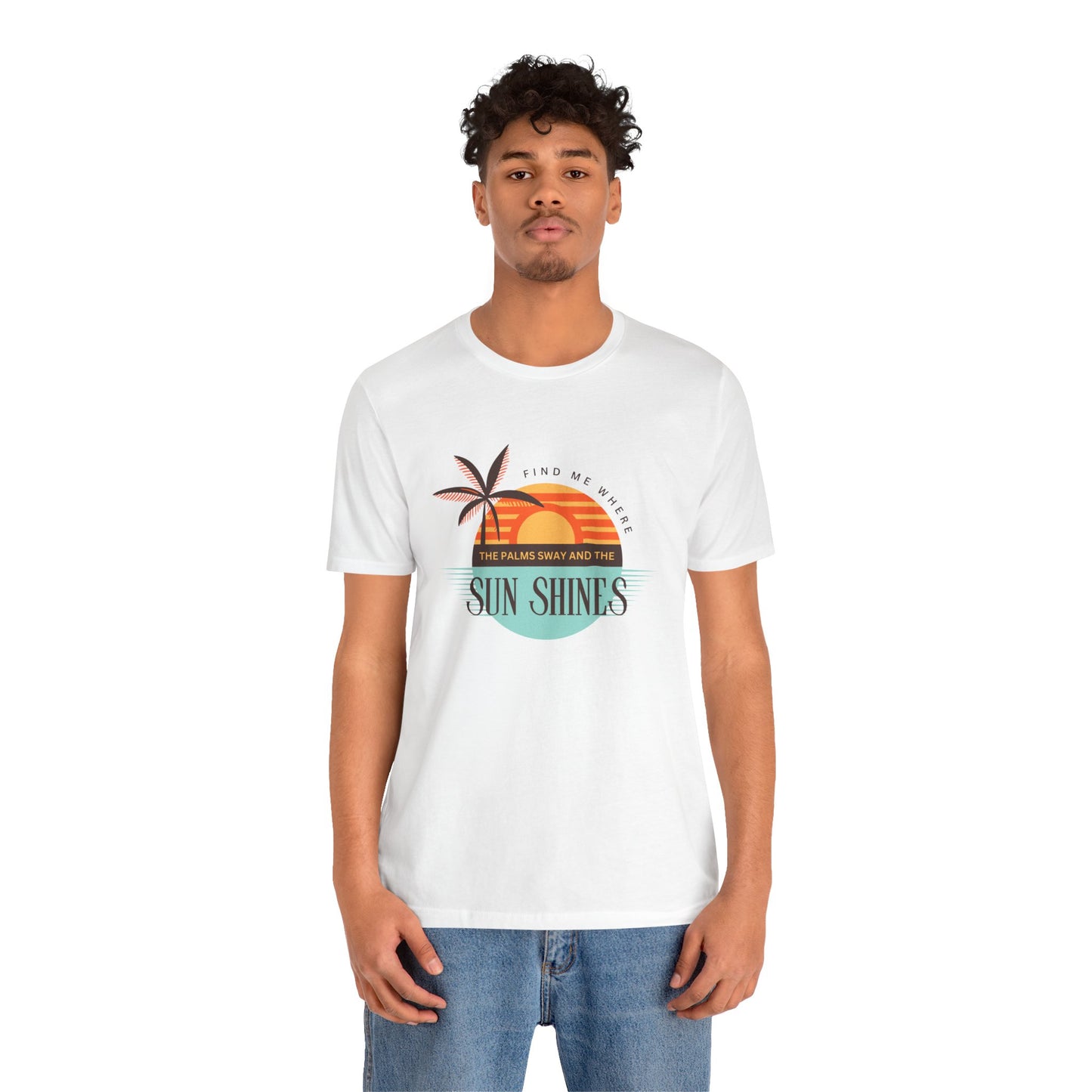 Tropical Vibes Tee - Relaxing Beach Sunset Design for Travelers and Summer Lovers, Perfect Gift for Vacations, Beach Days, and Casual Style