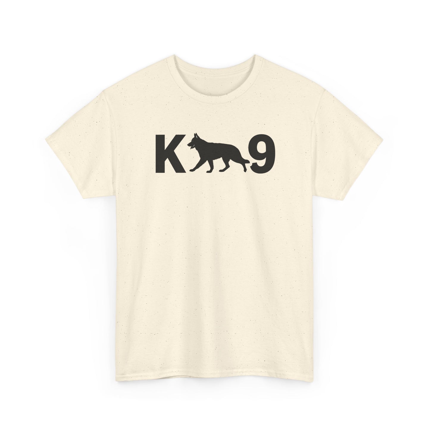 Black German Shepherd K9 Unisex Heavy Cotton Tee - Perfect for Dog Lovers, Pet Owners
