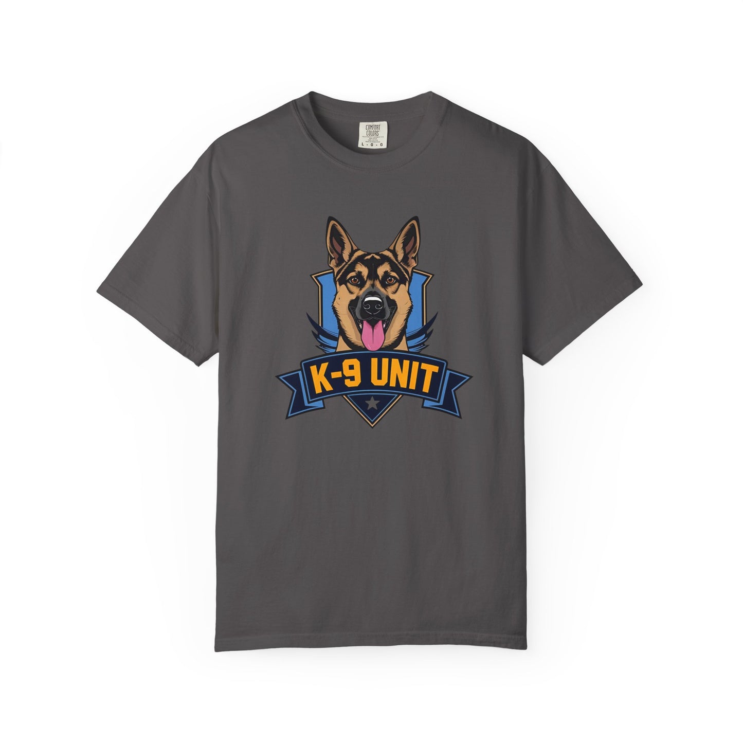 K-9 Unit Unisex Garment-Dyed T-shirt for Dog Lovers, Pet Owner Gift, Casual Wear