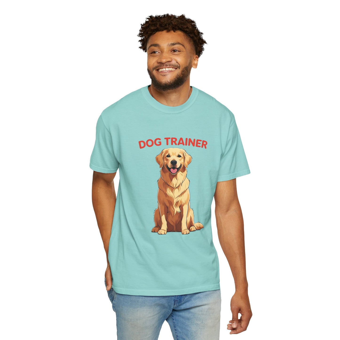 Dog Trainer Unisex Garment-Dyed T-Shirt | Perfect Gift for Dog Lovers, Pet Owners, Trainers, Birthdays, and Everyday Use