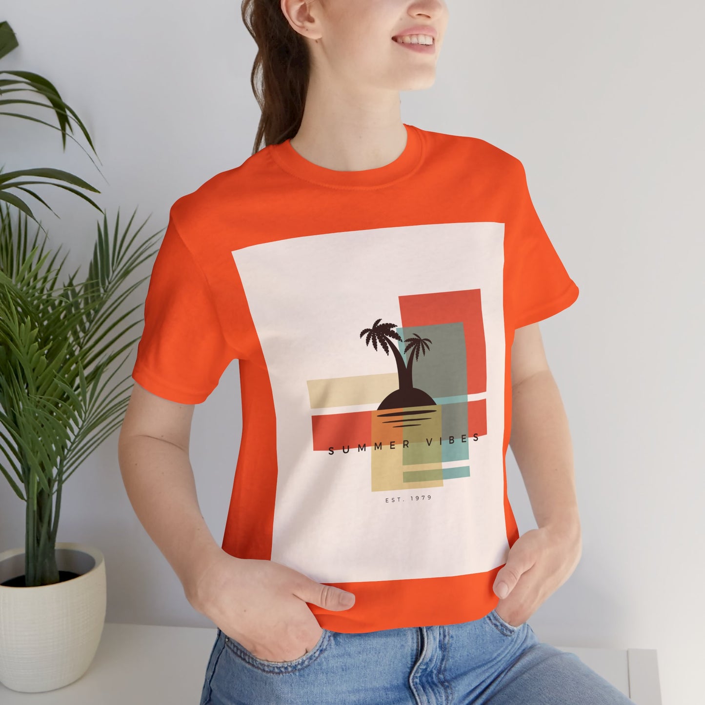 Tropical Sunset Tee, Summer Vibes Shirt, Vacation Outfit, Unisex Graphic Tee, Gift for Beach Lovers, Casual Wear