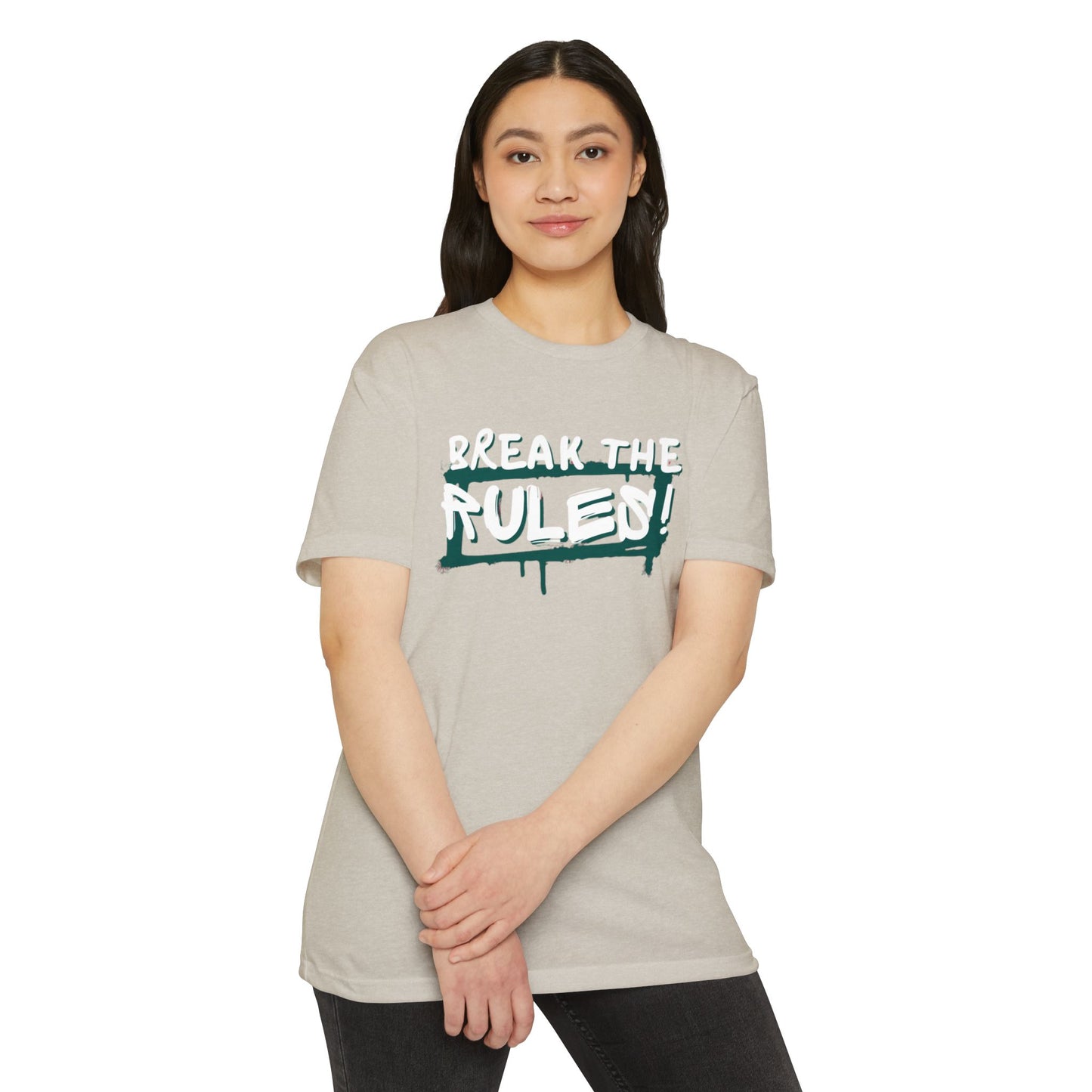 Break the Rules Graphic Tee, Unisex T-Shirt for Trendsetters, Casual Everyday Wear, Gift for Teens, Fun Statement Shirt