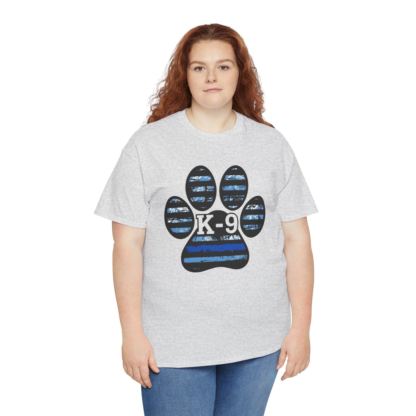 K-9 Paw Print Tee – Unisex Cotton Tee for Dog Lovers, Pet Owners, Animal Rescue Supporters