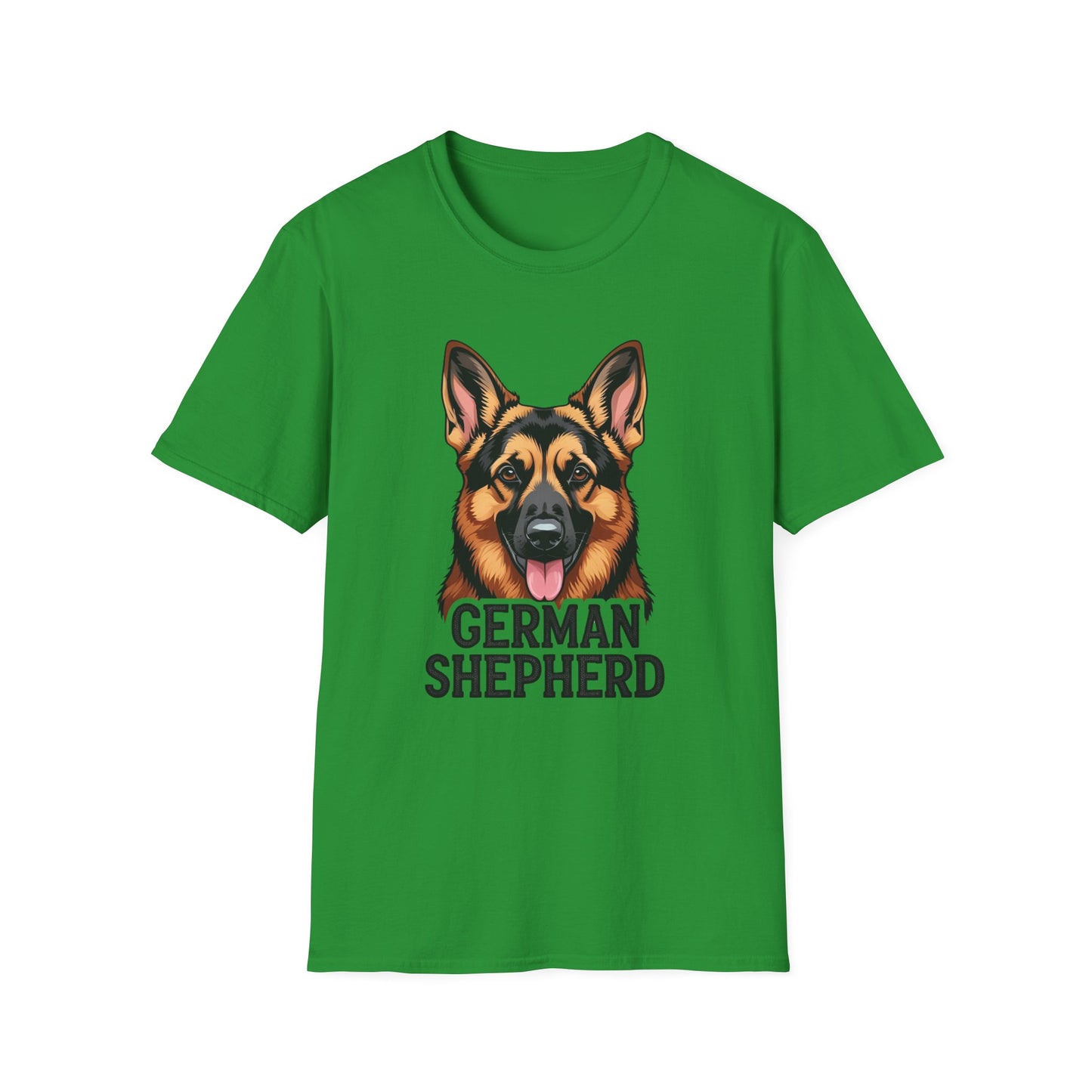 German Shepherd Unisex T-Shirt, Dog Lover Gift, Pet Parent Apparel, Cute Animal Shirt, Birthday Gift Idea, Casual Wear