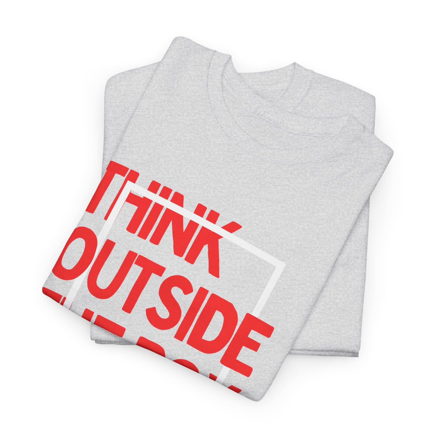 Creative Thinking Unisex Cotton Tee - Thin Out of Box, Inspirational Shirt, Motivational Gifts, Trendy Top for All Occasions, Perfect for Dreamers