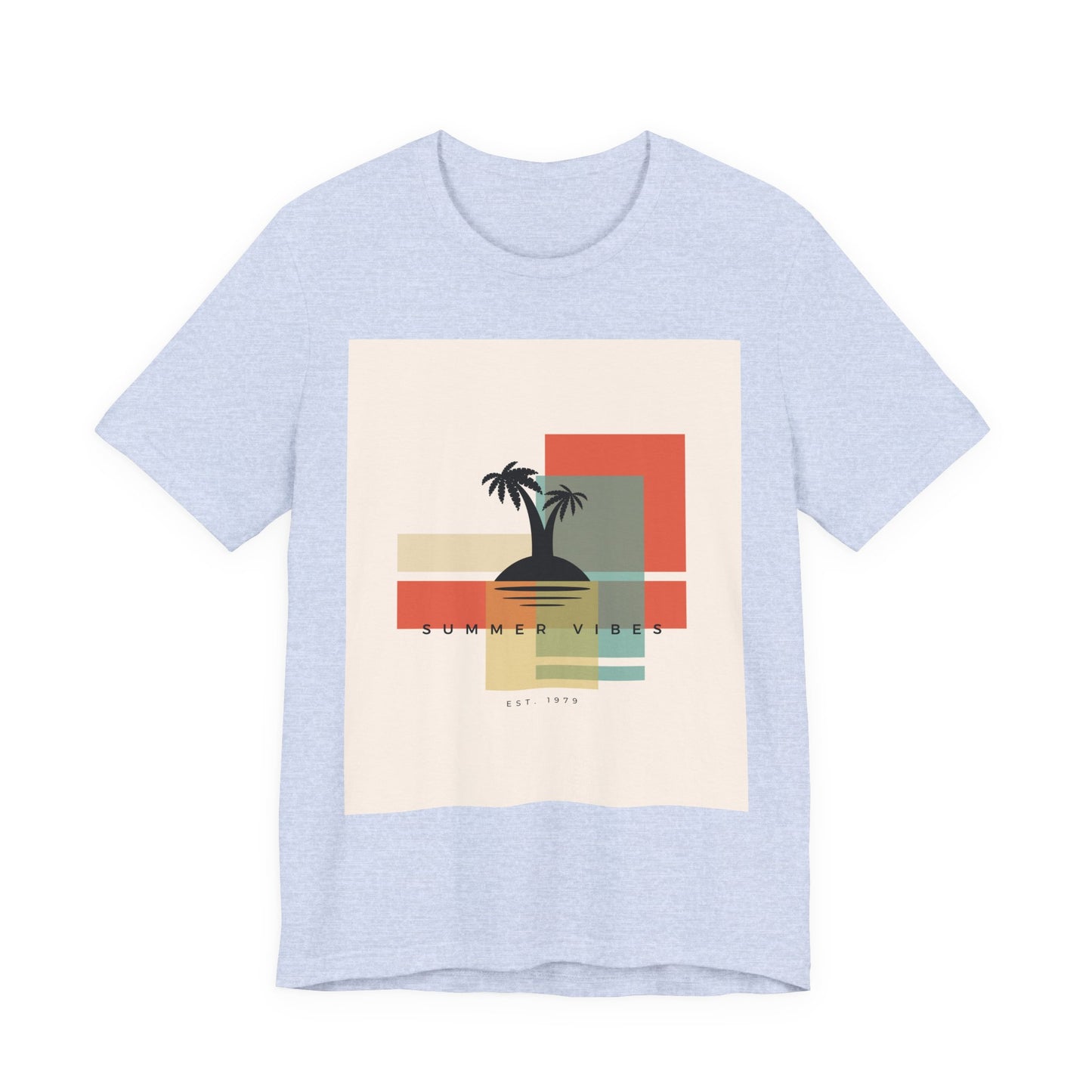 Tropical Sunset Tee, Summer Vibes Shirt, Vacation Outfit, Unisex Graphic Tee, Gift for Beach Lovers, Casual Wear