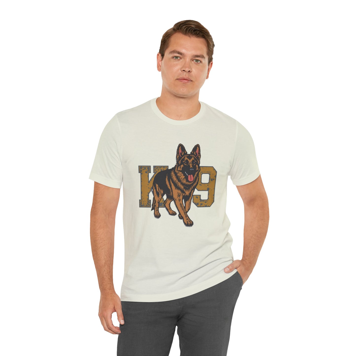 K9 Dog Lover German Shepherd Tee, Pet Owner Gift, Unisex Jersey Shirt