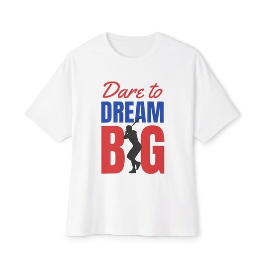 Dream Big Unisex Oversized Tee | Motivational Shirt for Dreamers, Casual Wear, Gift for Graduates, Positive Vibes, Inspirational Clothing
