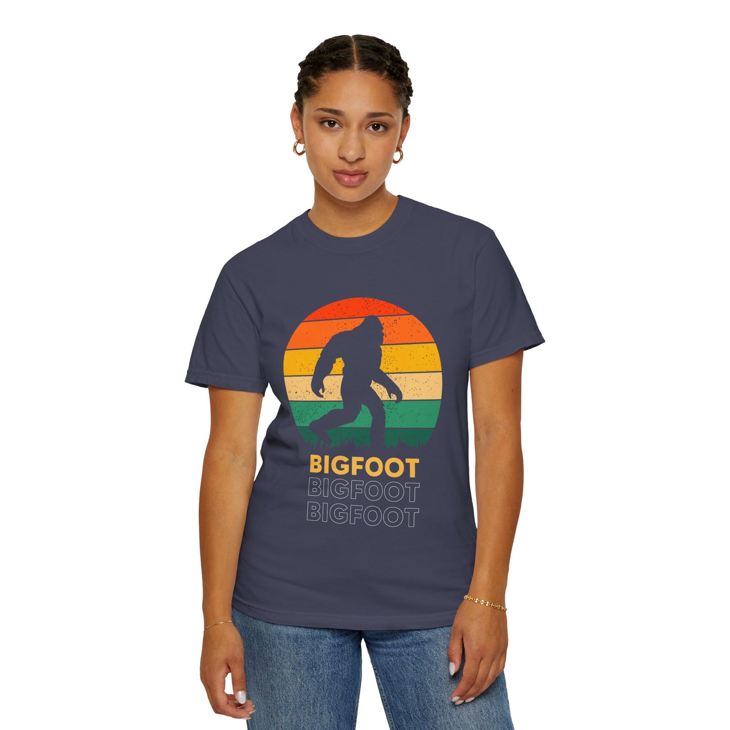 Retro Bigfoot Unisex T-Shirt, Vintage Sasquatch Tee, Nature Lover Gift, Outdoor Adventure Apparel, Cool Summer Shirt