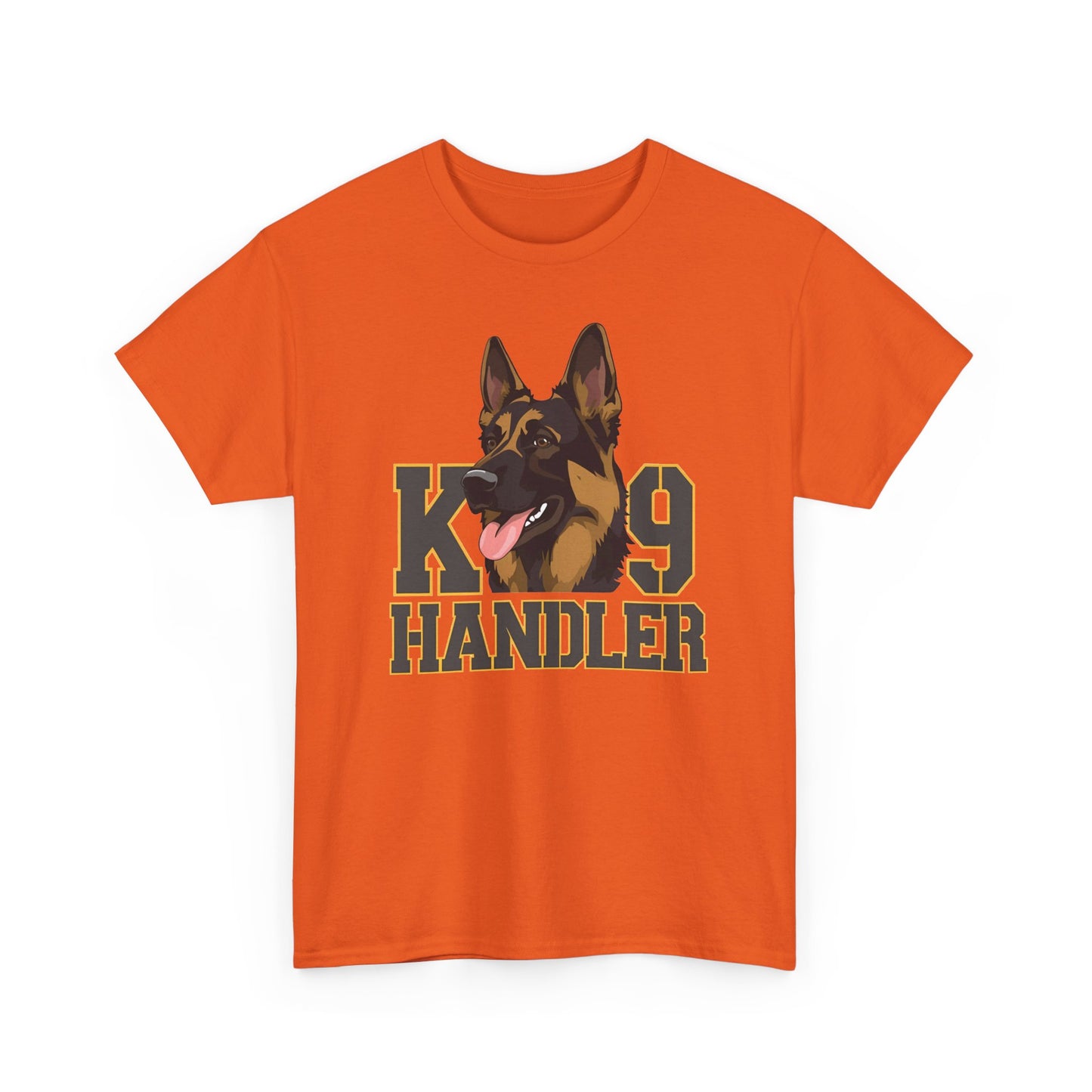 German Shepherd K9 Handler Tee, Perfect for Dog Lovers, Gift for Pet Owners, Unisex Cotton T-Shirt