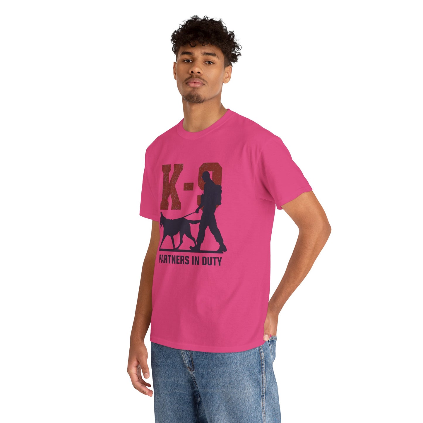 K-9 Partners in Duty Tee, Dog Handler T-Shirt, Dog Lover Tee, Police Dog Apparel, Dog Owner T-Shirt