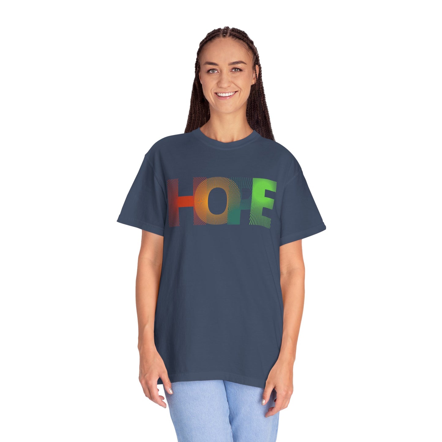 Hope Graphic Unisex T-Shirt - Colorful Inspirational Tee, Gift for Hope Enthusiasts, Casual Wear, Positive Vibes, Eco-Friendly Apparel