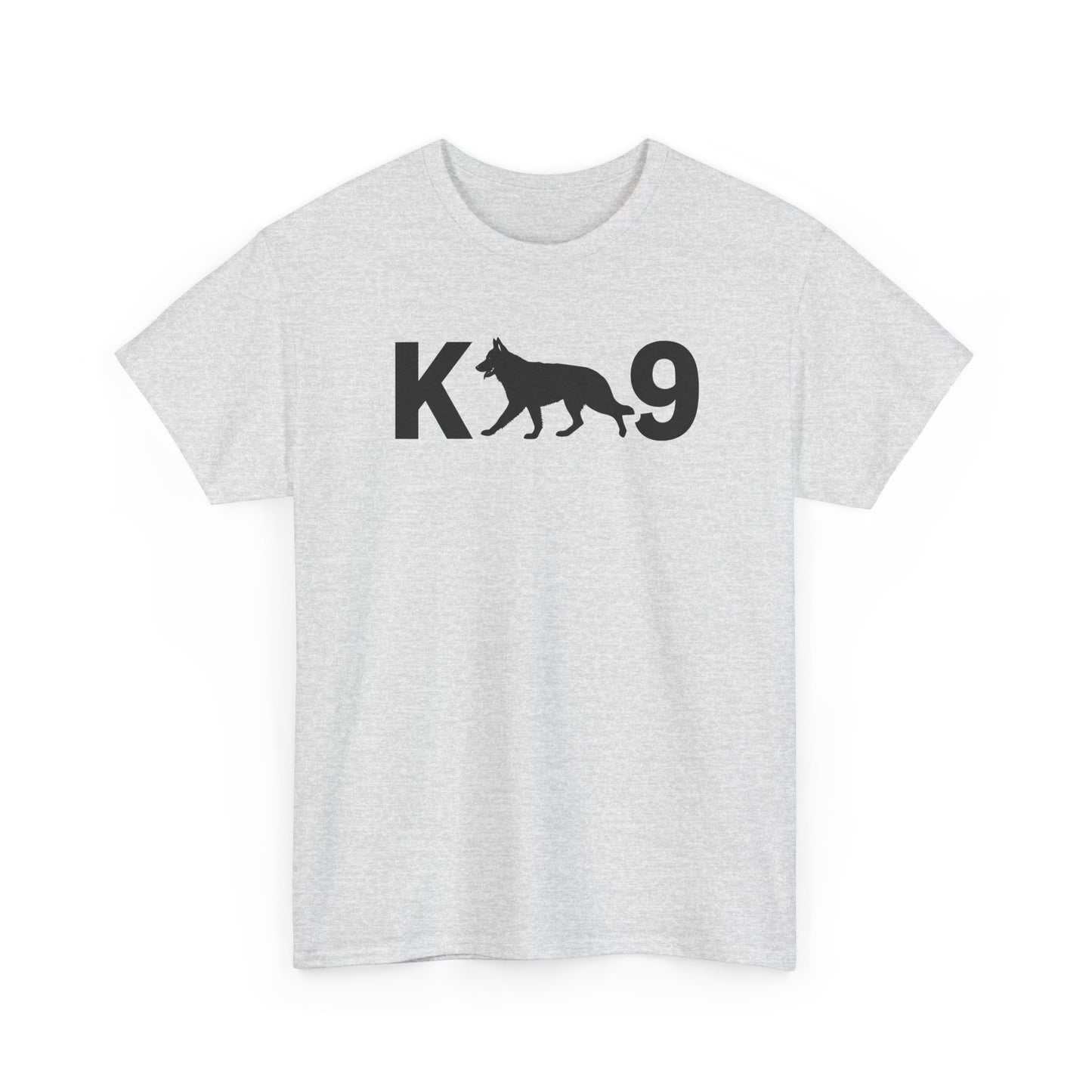 Black German Shepherd K9 Unisex Heavy Cotton Tee - Perfect for Dog Lovers, Pet Owners