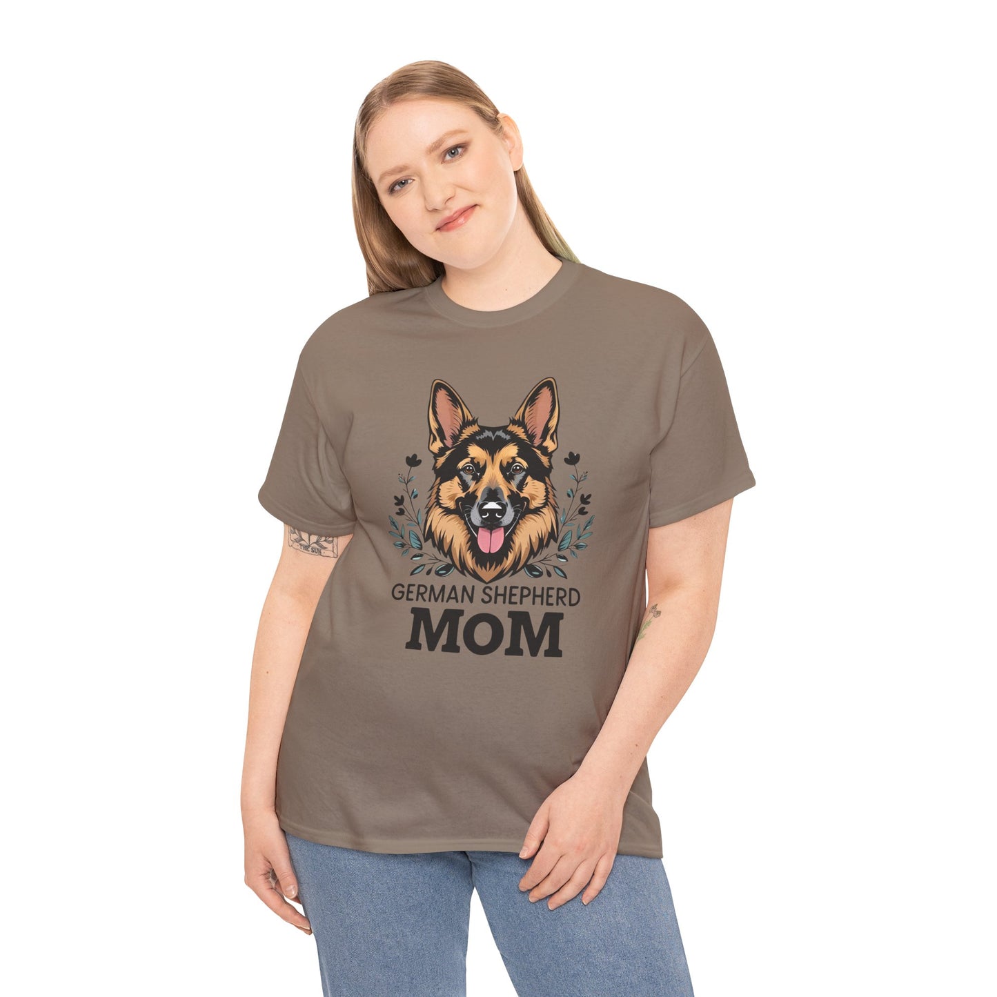 German Shepherd Mom Tee - Perfect Gift for Dog Lovers, Animal Lovers, Pet Parenthood, Birthday, Mother's Day