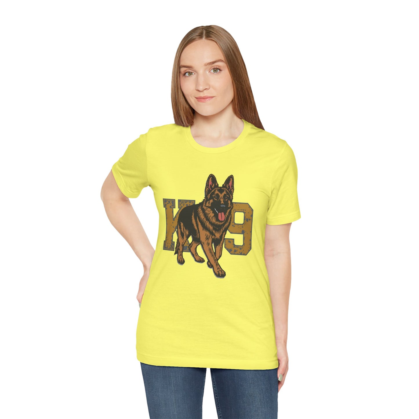 K9 Dog Lover German Shepherd Tee, Pet Owner Gift, Unisex Jersey Shirt