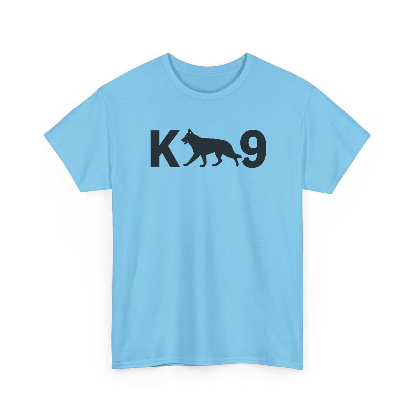 Black German Shepherd K9 Unisex Heavy Cotton Tee - Perfect for Dog Lovers, Pet Owners