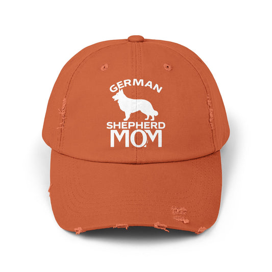 German Shepherd Mom Distressed Cap - Perfect Gift for Dog Lovers