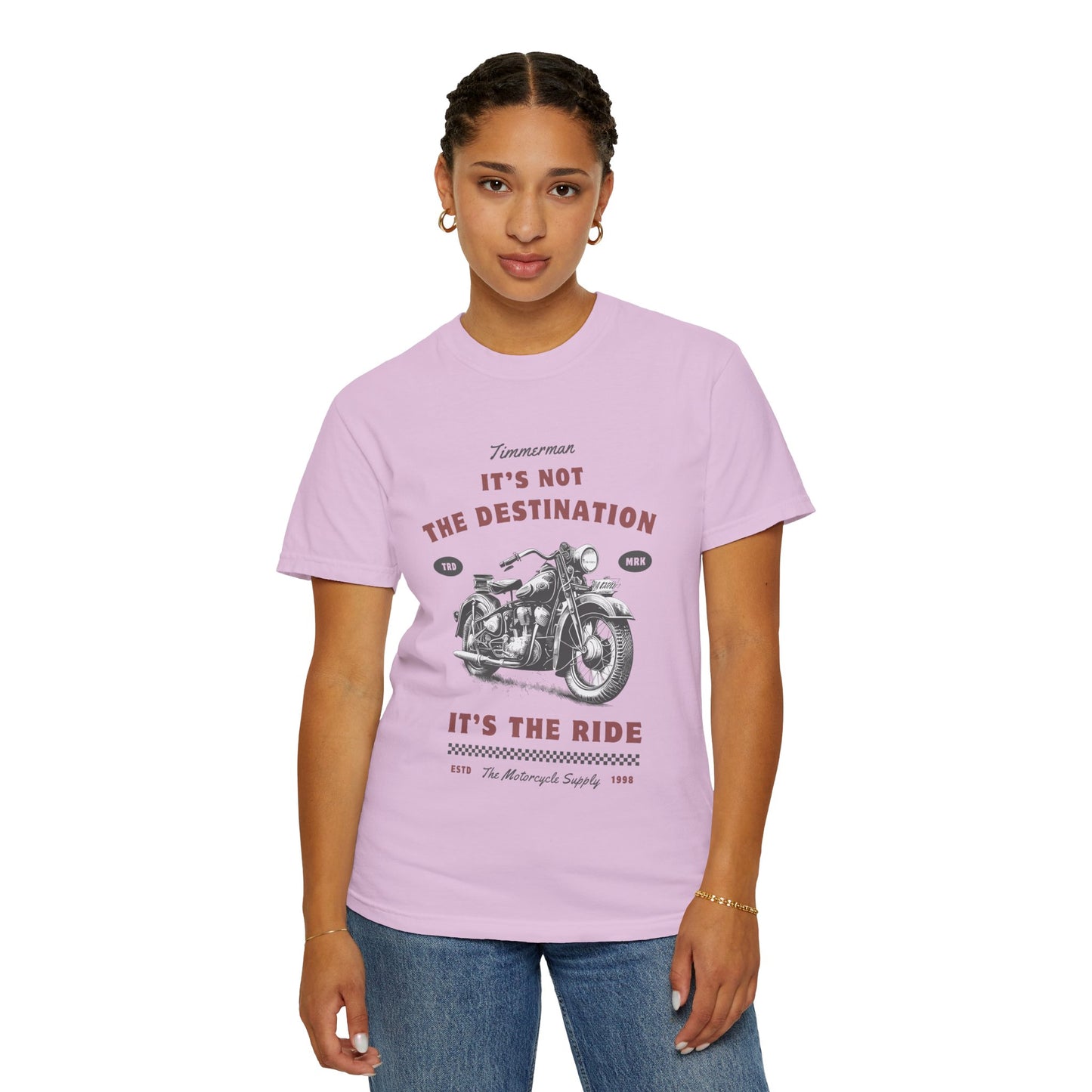 Vintage Motorcycle Ride T-Shirt - It's Not The Destination It's The Ride, Gift for Bikers, Adventure Clothing, Road Trip Outfit