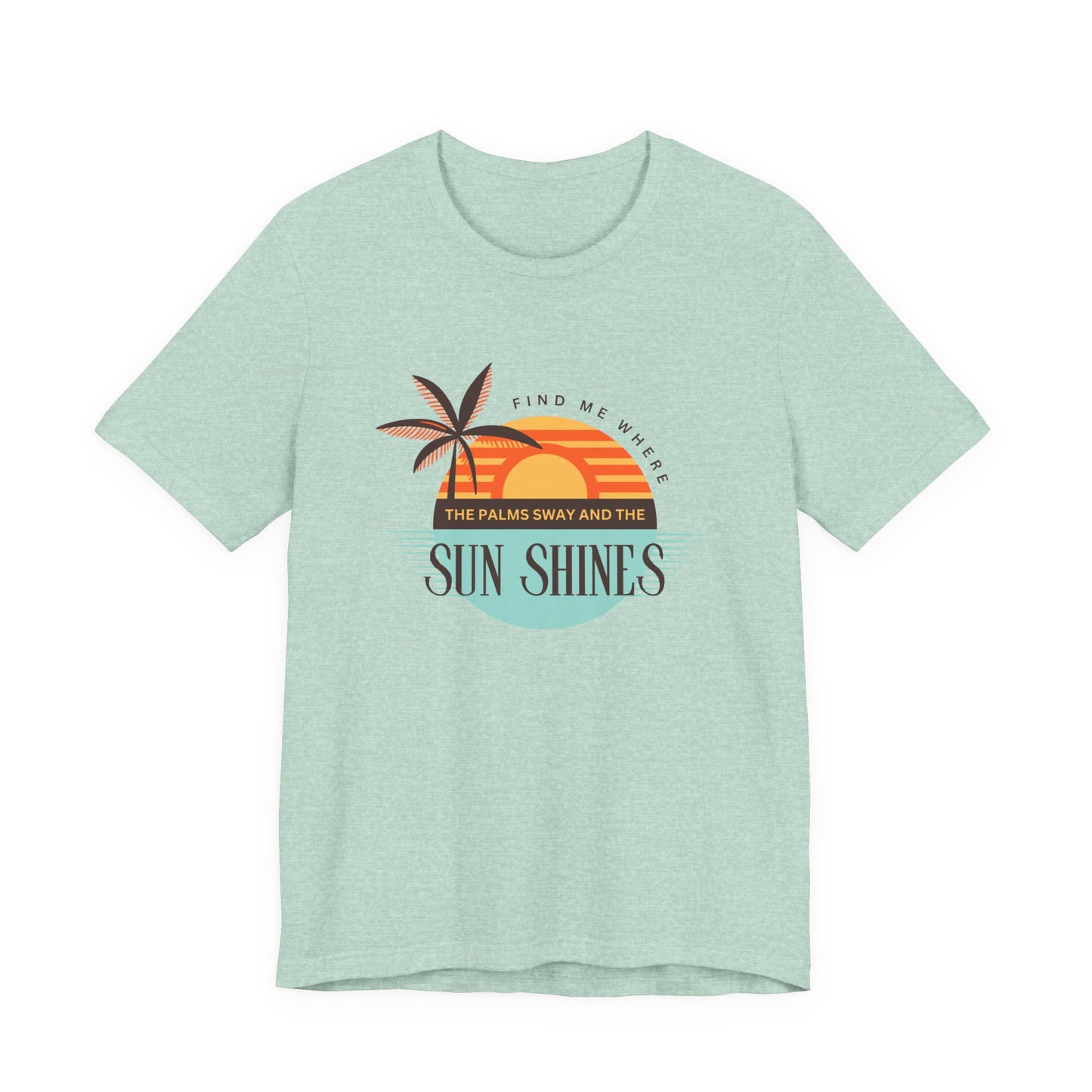 Tropical Vibes Tee - Relaxing Beach Sunset Design for Travelers and Summer Lovers, Perfect Gift for Vacations, Beach Days, and Casual Style