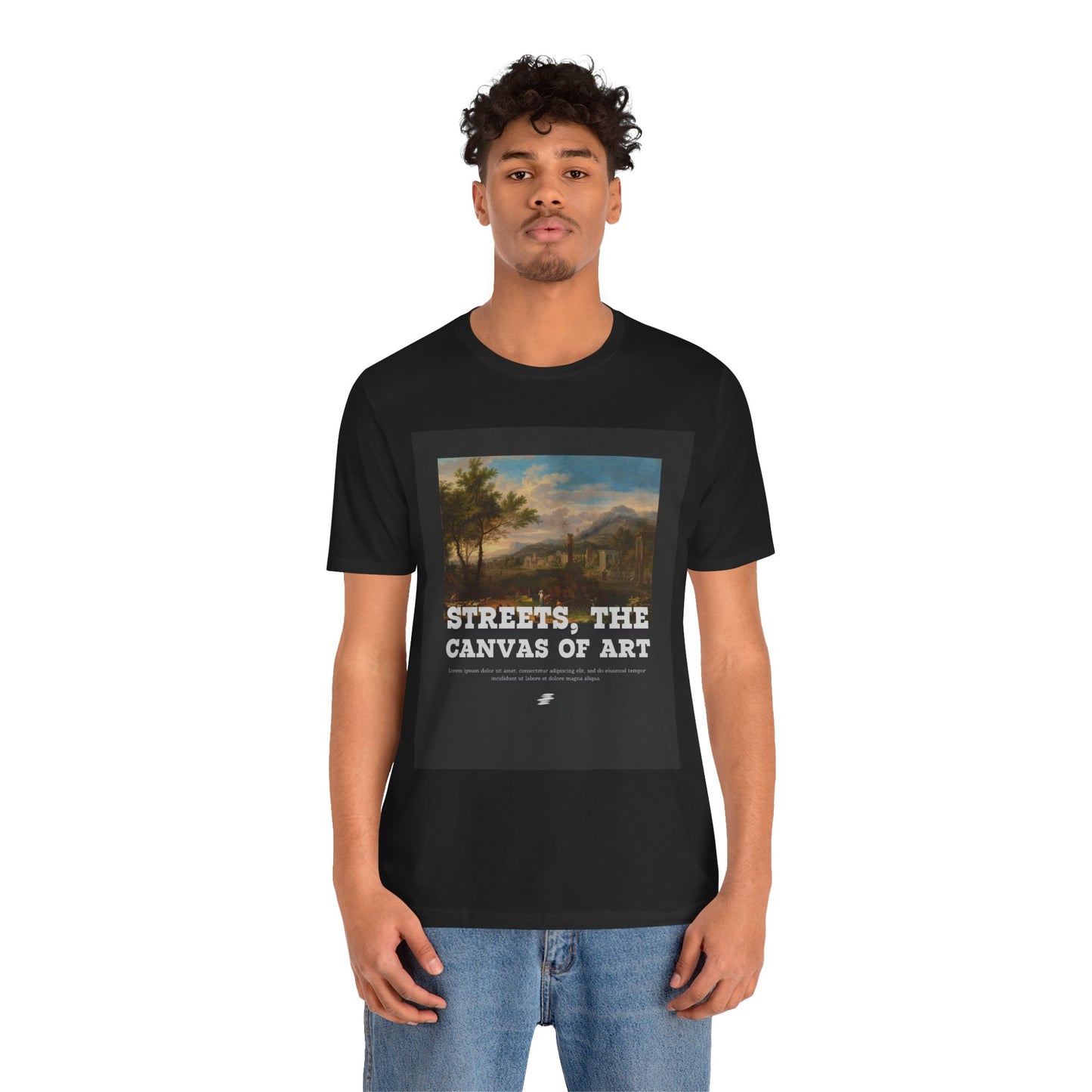 Artistic Graphic Tee - Streets, the Canvas of Art | Unisex Short Sleeve Shirt, Gift for Artists, Art Lovers, Casual Wear, Unique Gifts