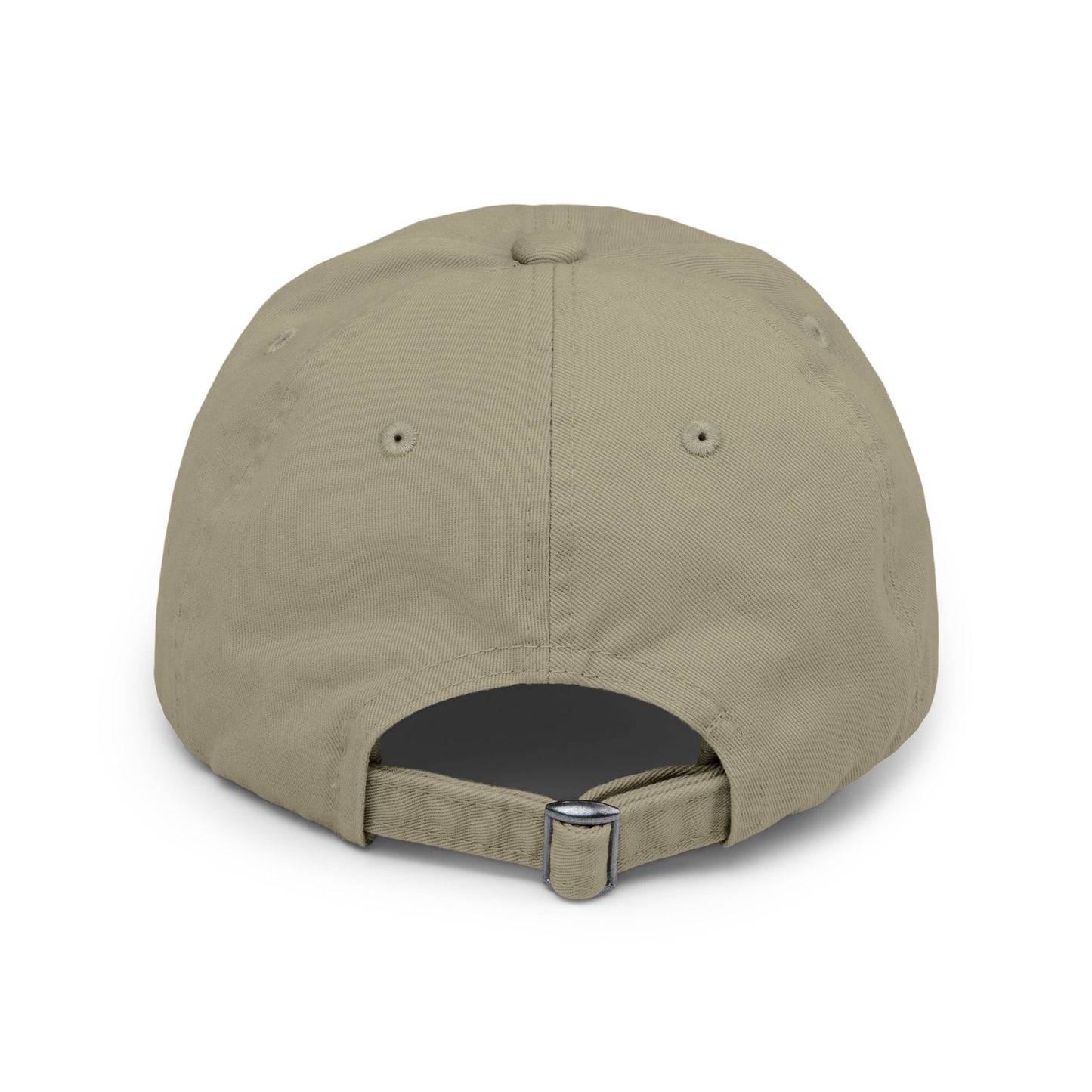 Unisex Distressed Cap Featuring a Trainer Leading German Shepherd, Dog Trainer Gift