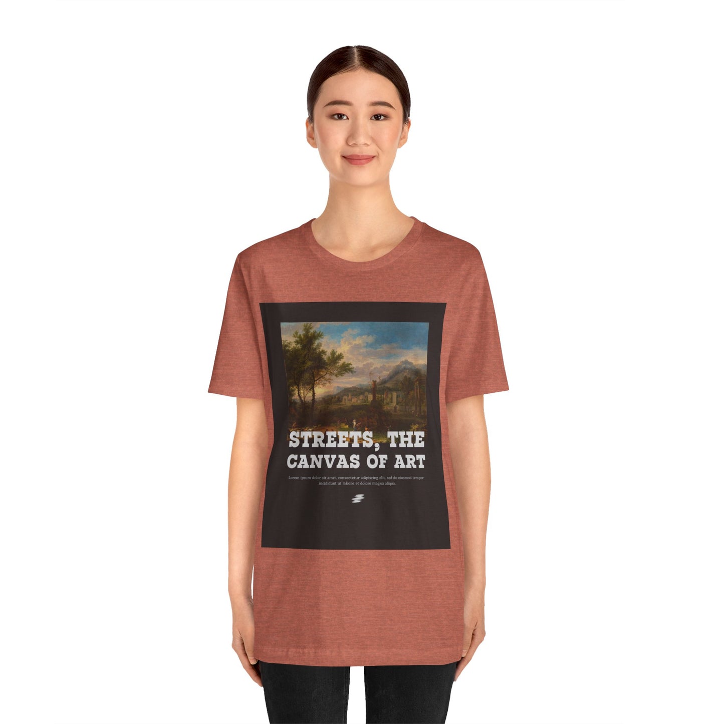 Artistic Graphic Tee - Streets, the Canvas of Art | Unisex Short Sleeve Shirt, Gift for Artists, Art Lovers, Casual Wear, Unique Gifts