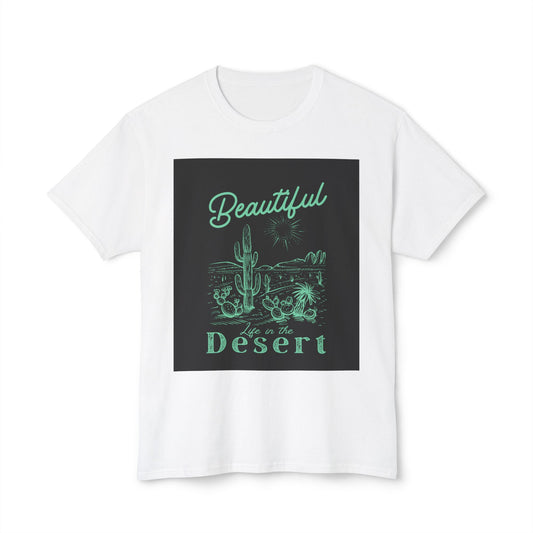 Beautiful Desert Unisex T-Shirt, Nature Lover Tee, Summer Vacation Apparel, Gift for Him/Her, Retro Graphic Shirt