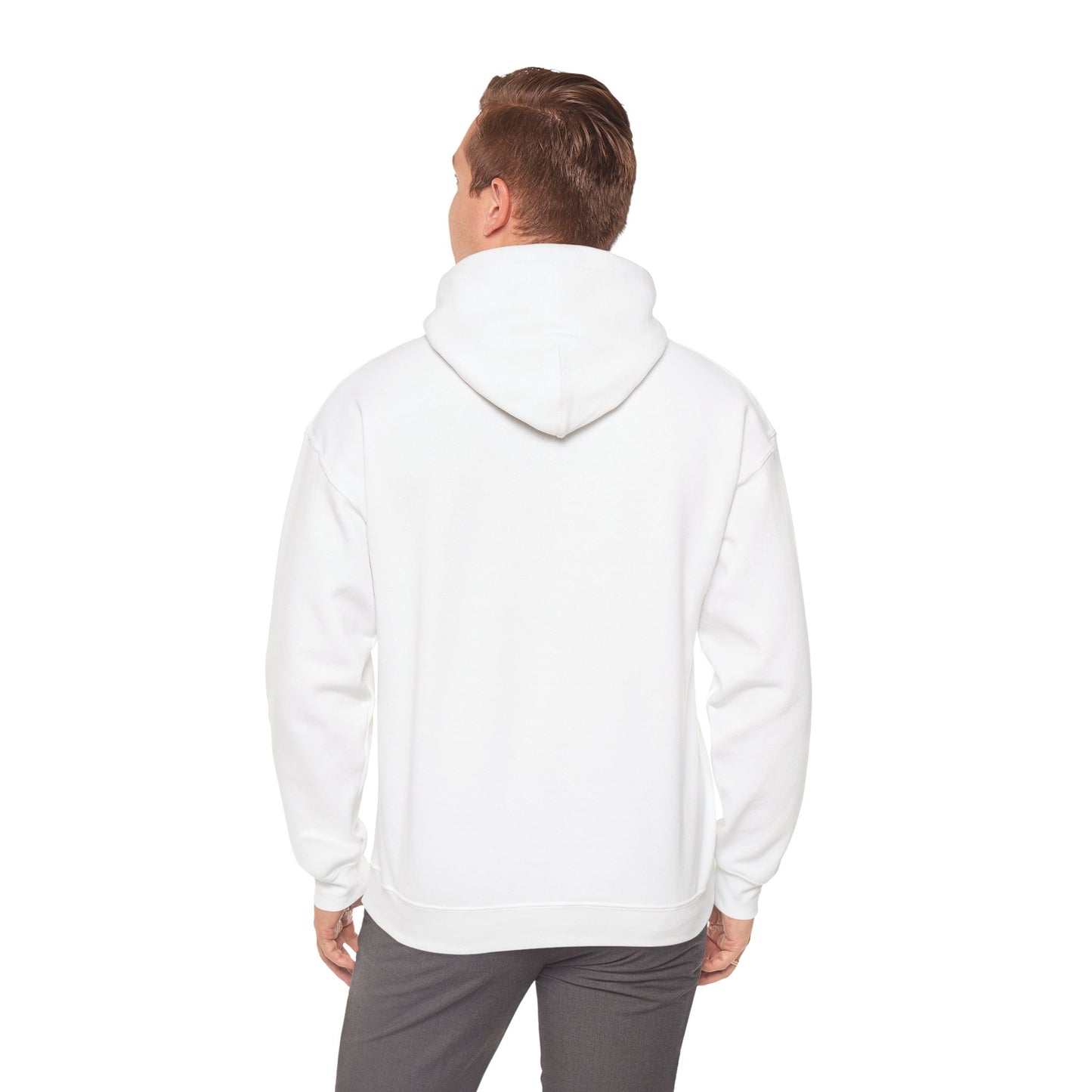 Unisex Dog Lover Hoodie With a Graphic of Solid Black German Shepherd Jumping in the Air