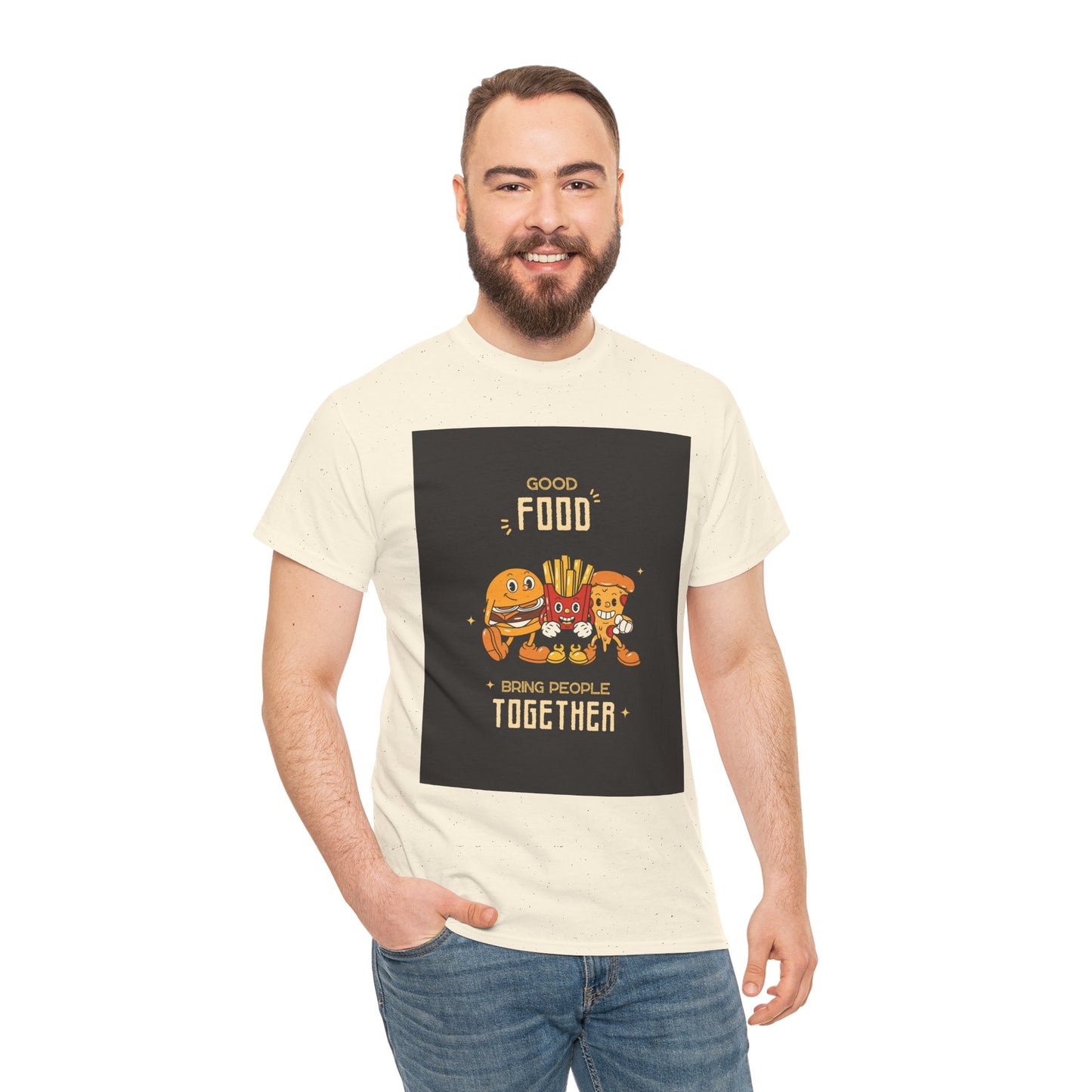 Good Food Unisex Tee | Fun Foodie Shirt, Gift for Food Lovers, Casual Wear, Kitchen Humor, BBQ Party