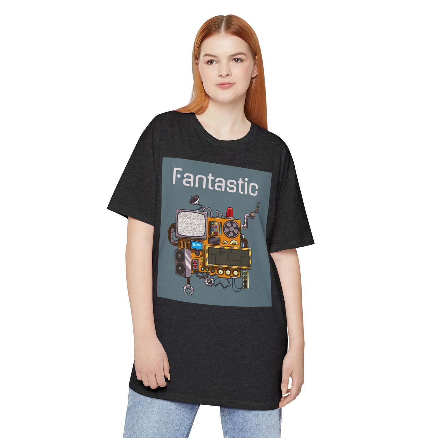 Fantastic Vibe Unisex Long Body Urban Tee, Streetwear, Graphic Tee, Gift for Music Lovers, Casual Wear, Unique Fashion Statement