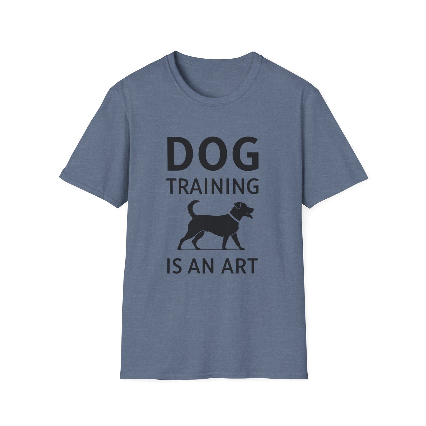 Dog Training is an Art Unisex Softstyle T-Shirt, Dog Lover Gift, Pet Training Apparel, Dog Owner Tee, Casual Wear, Gift for Dog Trainers