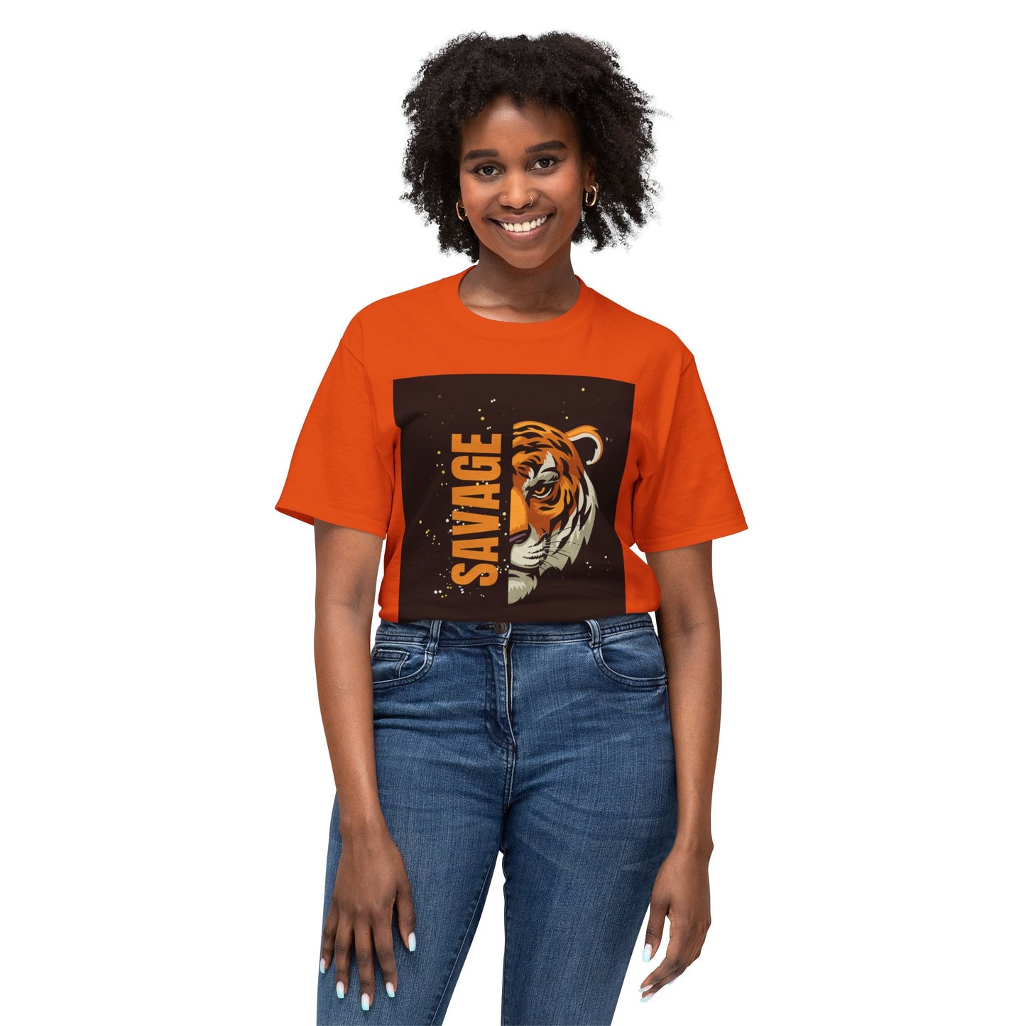 Savage Tiger Unisex T-Shirt, Graphic Tee, Animal Lover Shirt, Trendy Fashion, Gift for Him/Her, Wild Style Clothing