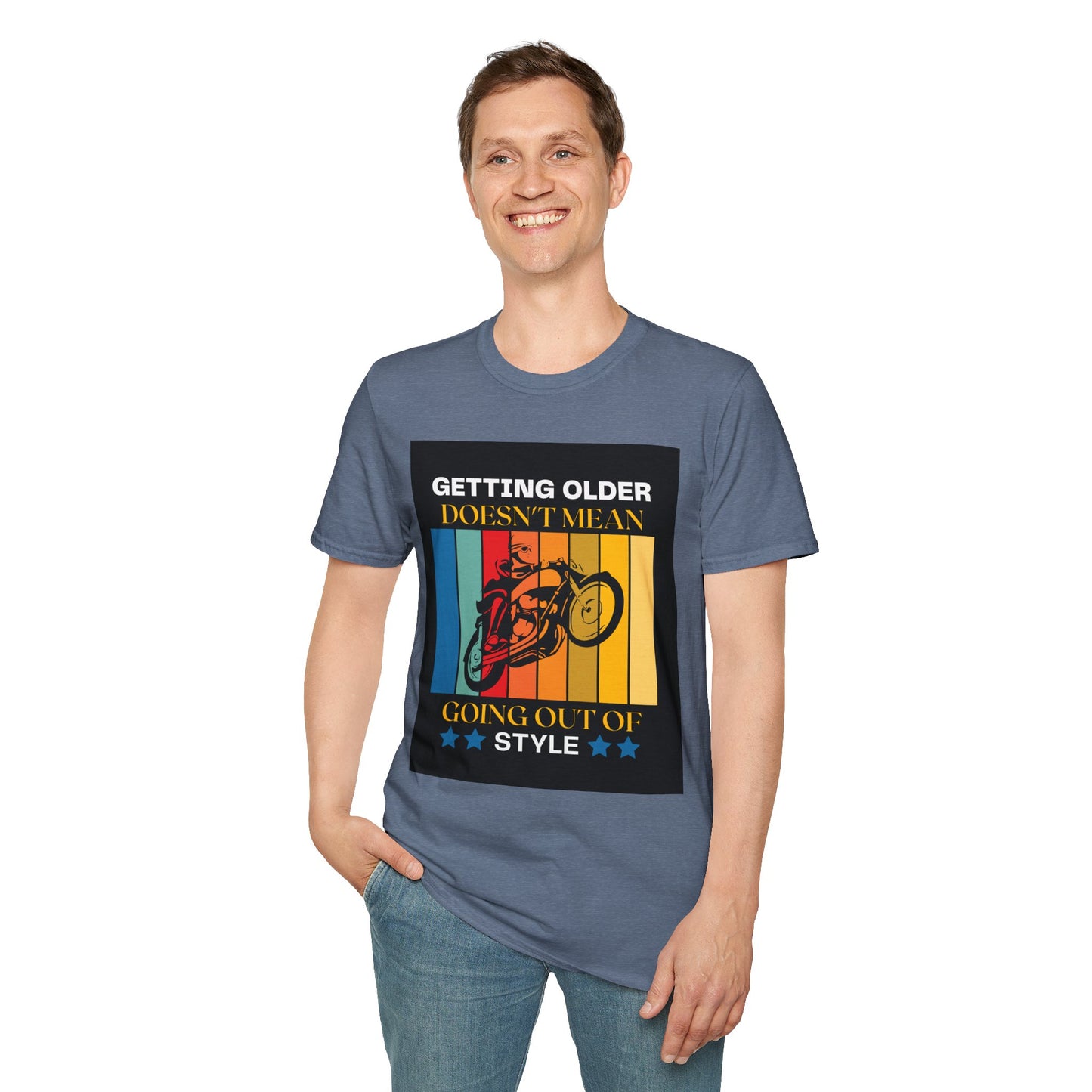 Vintage Motorcycle T-Shirt - Fun Gift for Bikers, Birthday, Unisex Apparel, Casual Wear, Fashion Statement