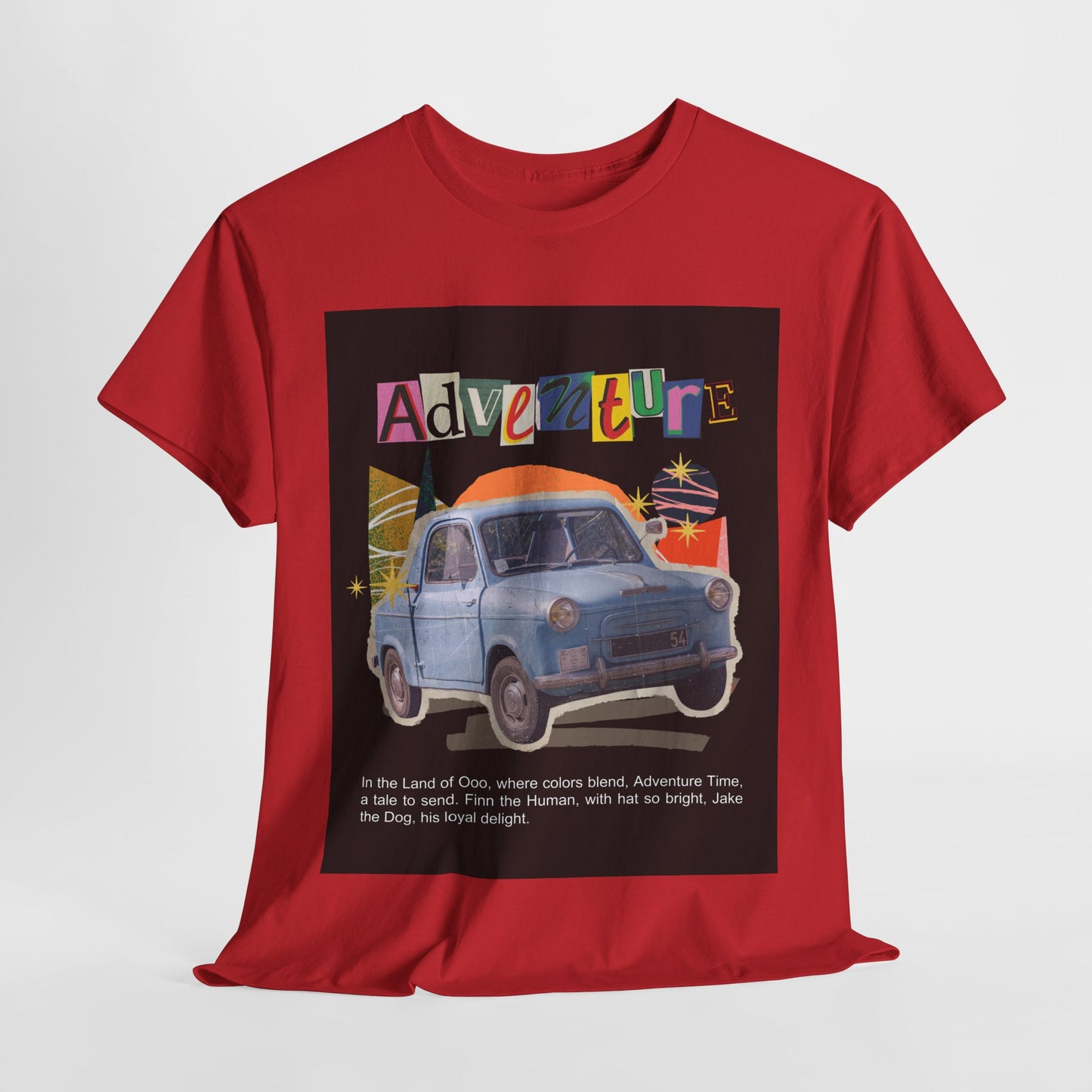 Adventure-Themed Unisex Cotton Tee, Retro Car Graphic Tee, Travel T-Shirt, Gift for Adventurers, Vintage Exploration Top