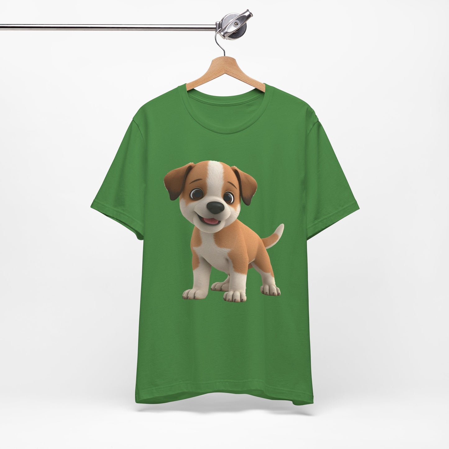 Cute Dog 3D Graphic Tee, Fun Animal Shirt, Dog Lover Gift, Playful Fashion Statement